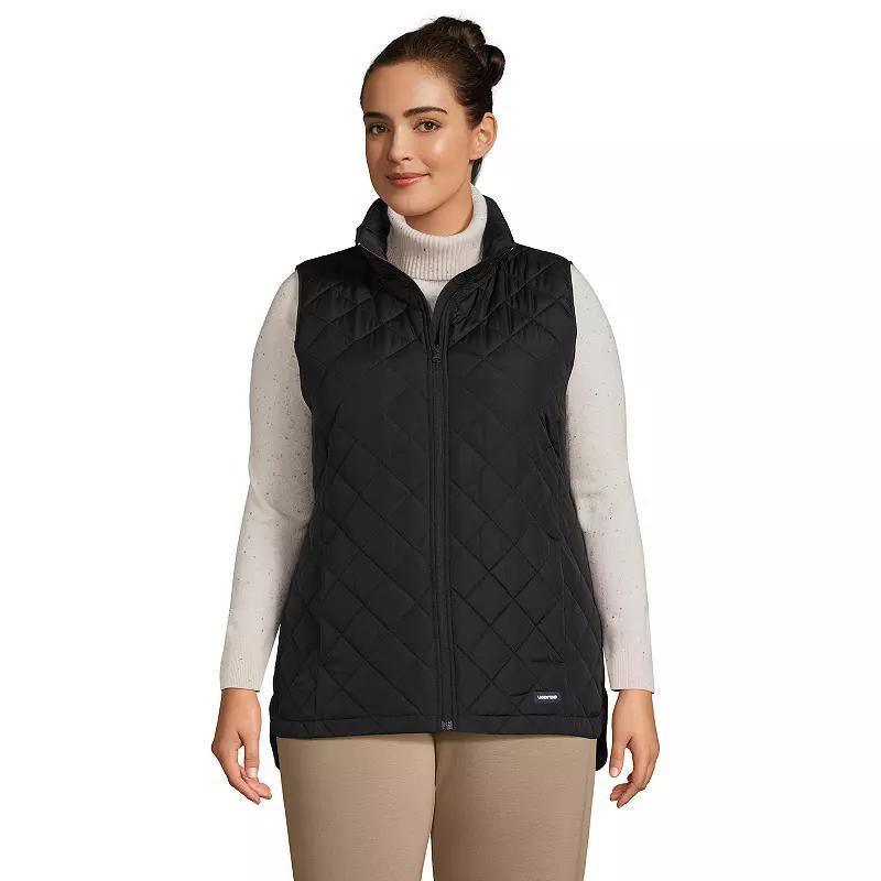 Women's Lands' End Insulated Vest, Size: XL, Subtle Blue Product Image