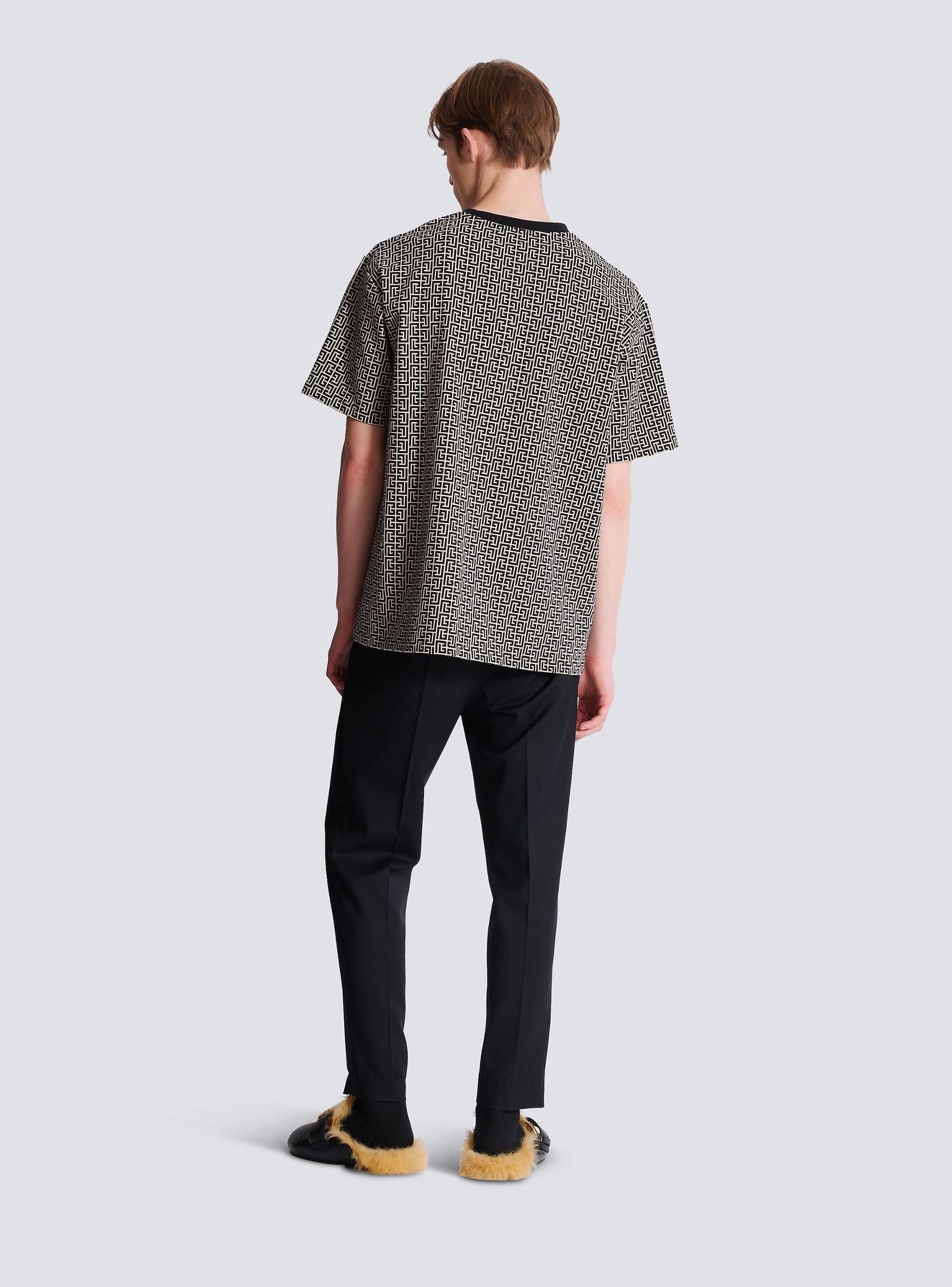 Monogram jacquard T-shirt Product Image