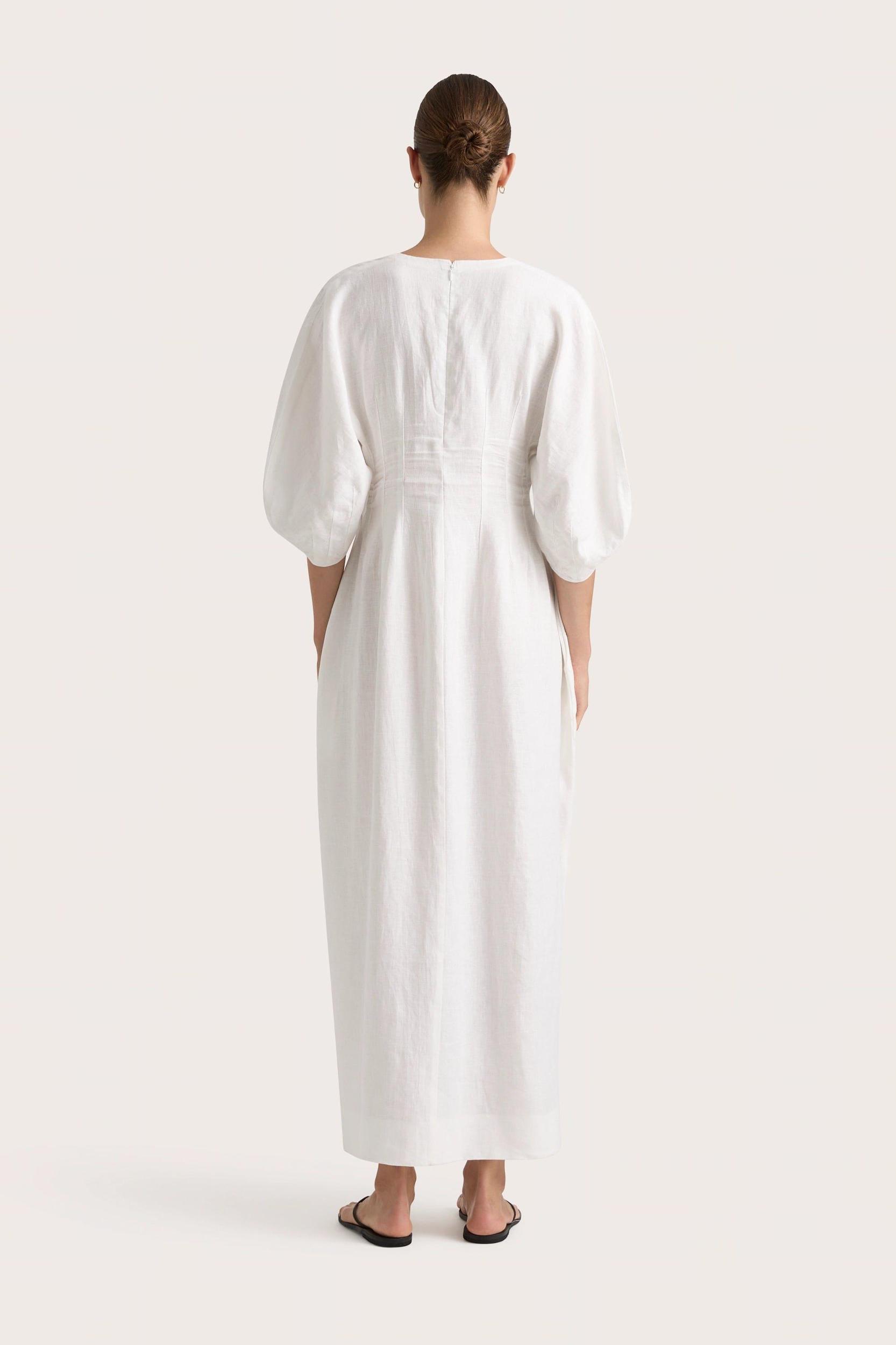 Soleil Maxi Dress White Product Image