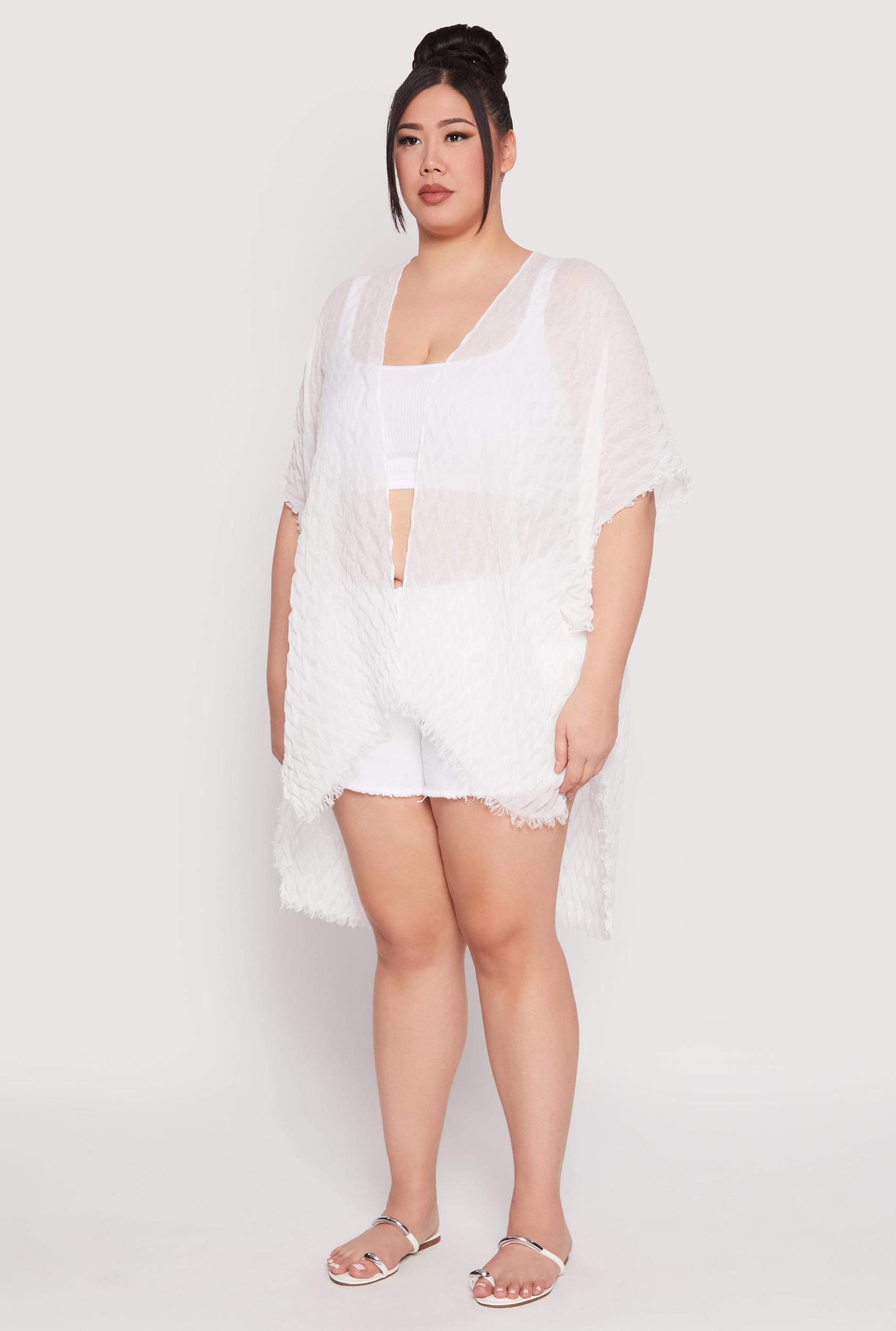 Chevron Cover Up Kimono Female Product Image