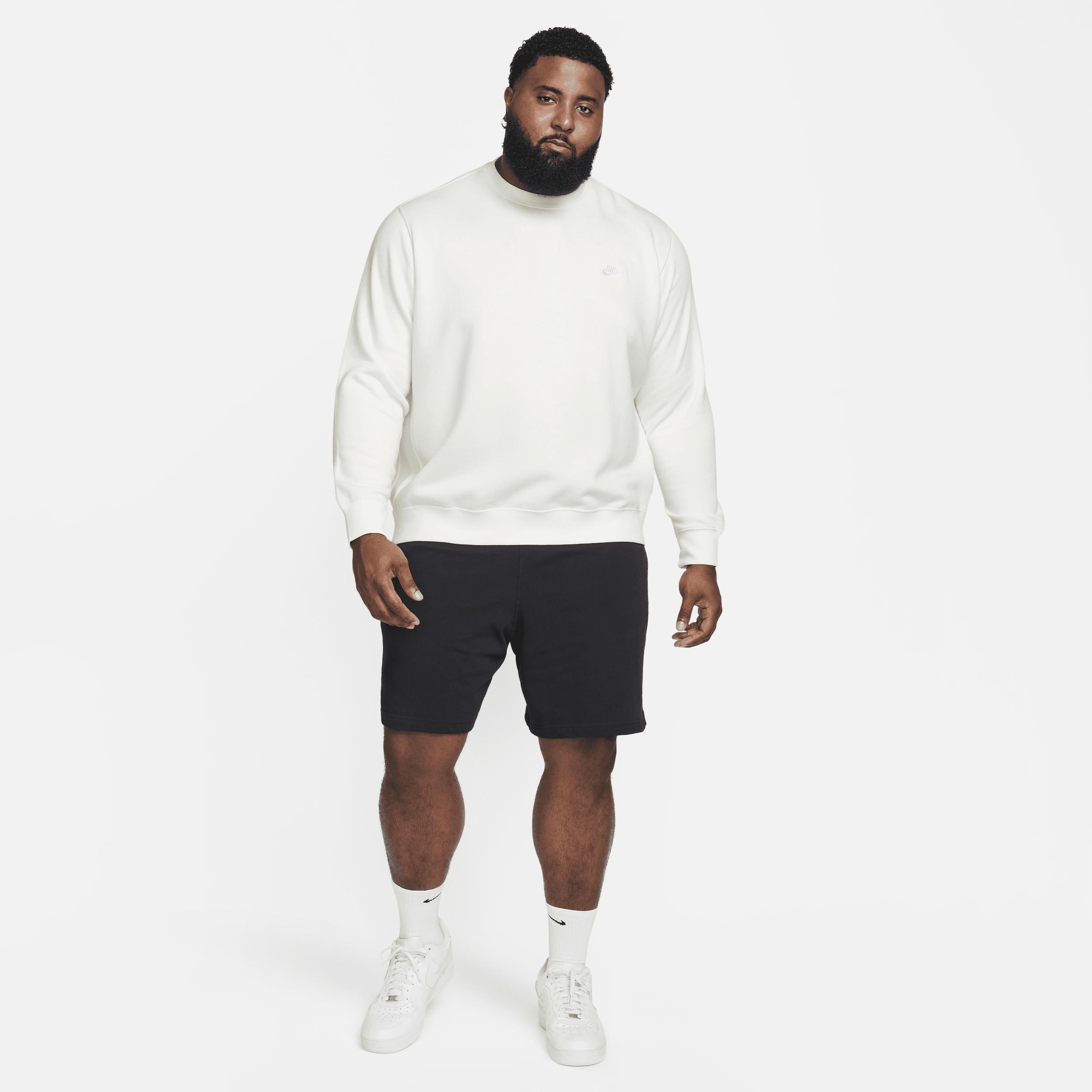 Men's Nike Club Fleece Crew, Size: Large, Blue Product Image