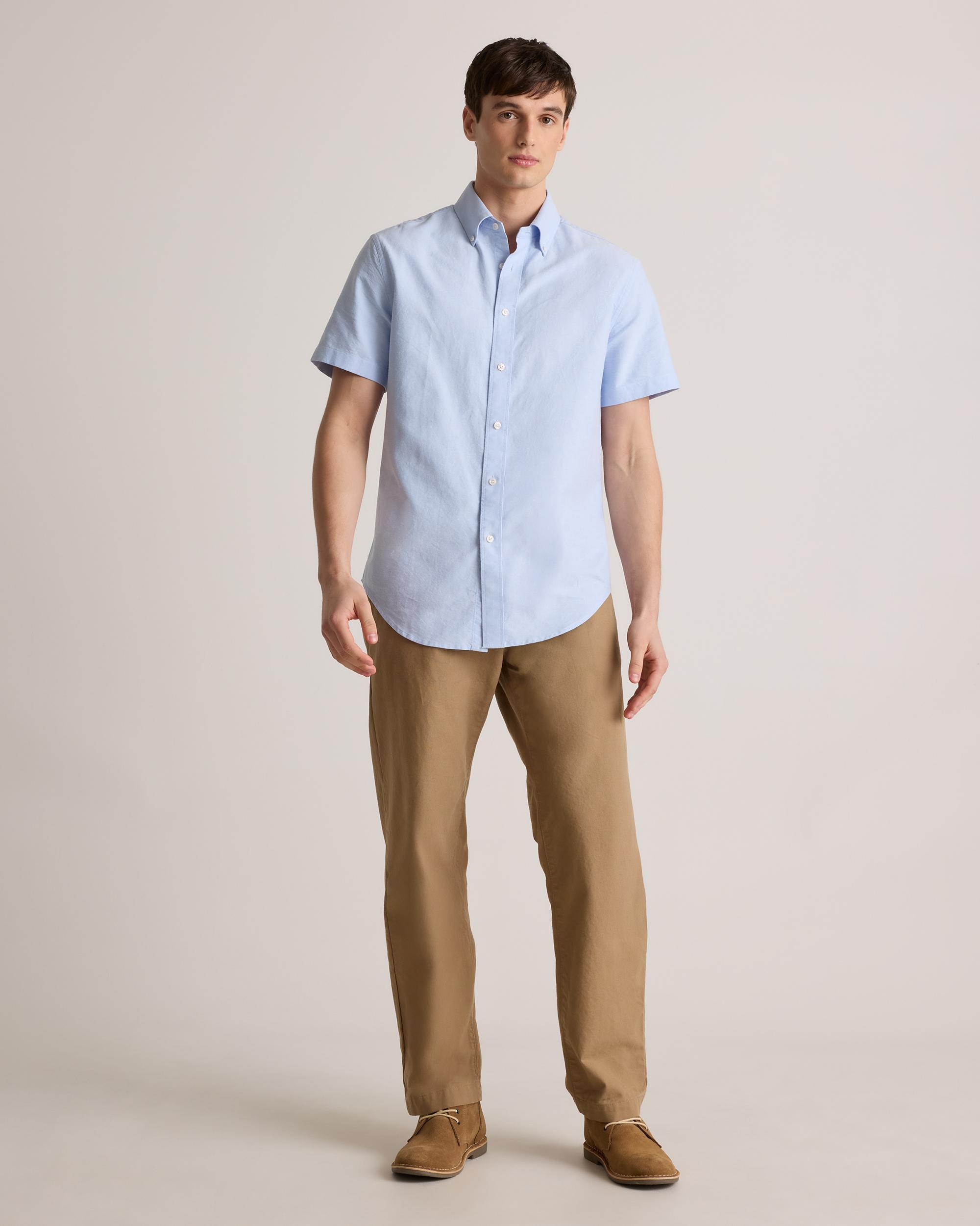 Quince | Men's Short Sleeve Oxford Shirt Size XL, Organic Cotton Product Image