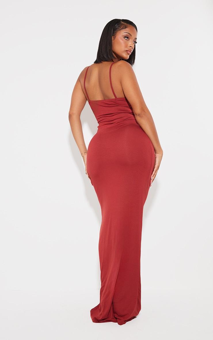 Shape Burnt Clay Jersey Strappy Maxi Dress Product Image