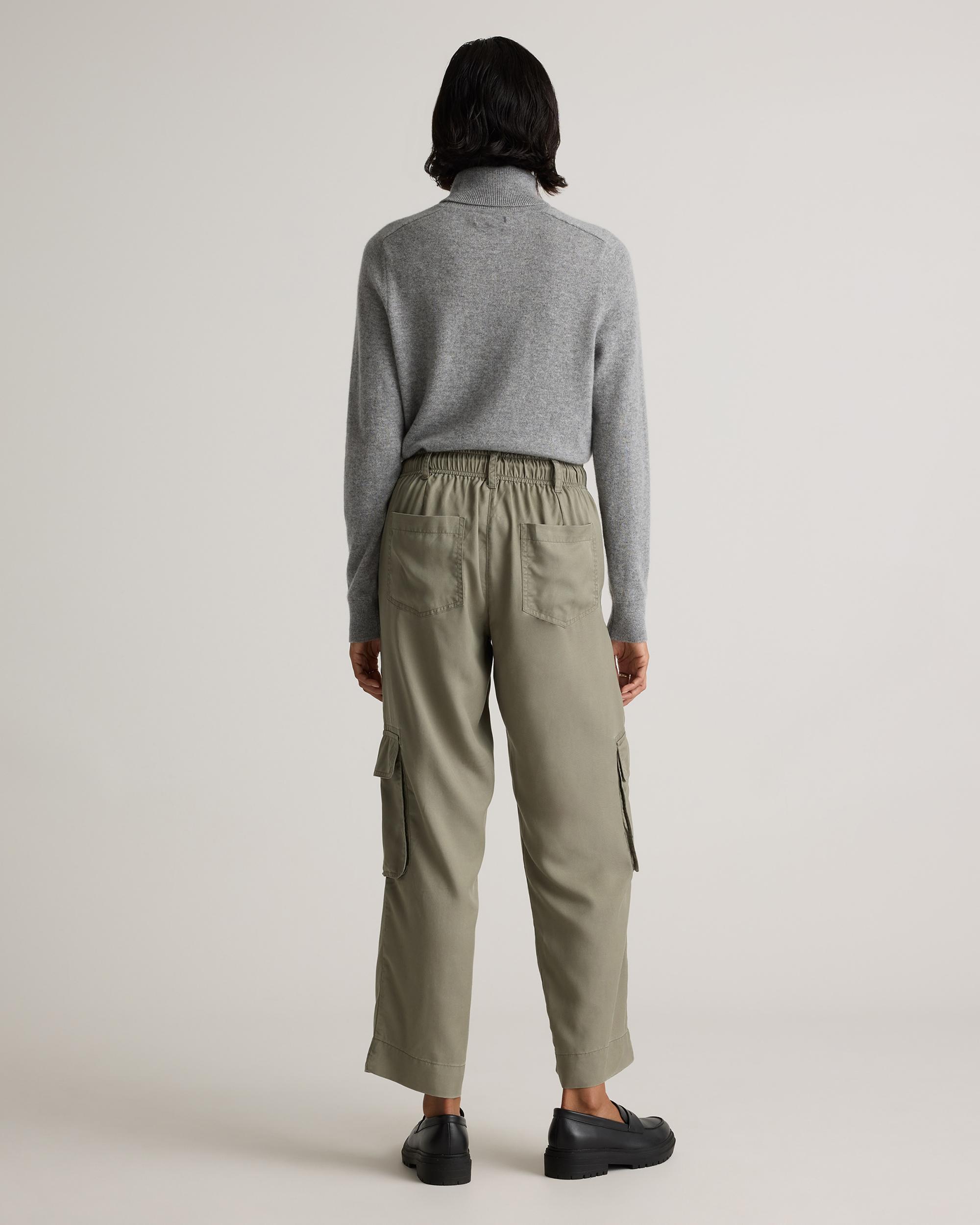 Quince | Women's Vintage Wash Tencel Drawstring Cargo Pants Product Image