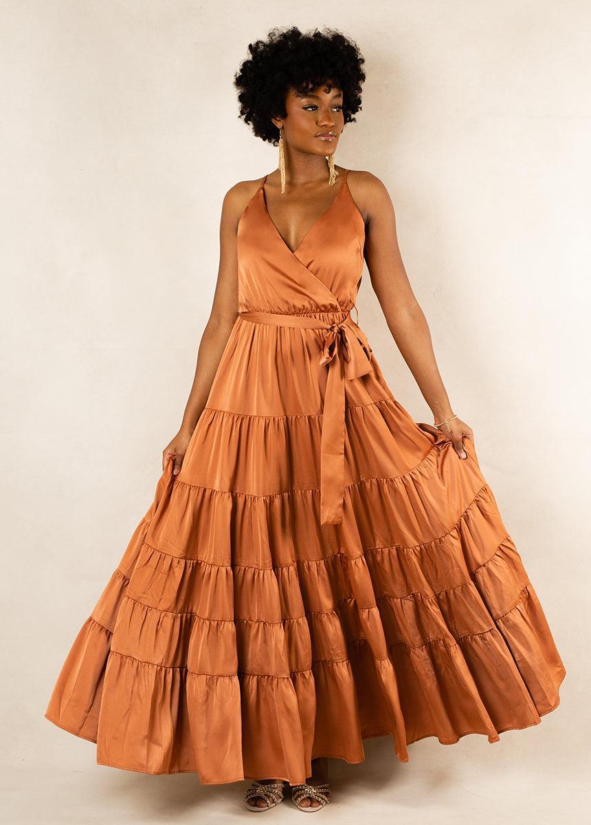 Zayla Bridesmaid Dress in Sienna Female Product Image