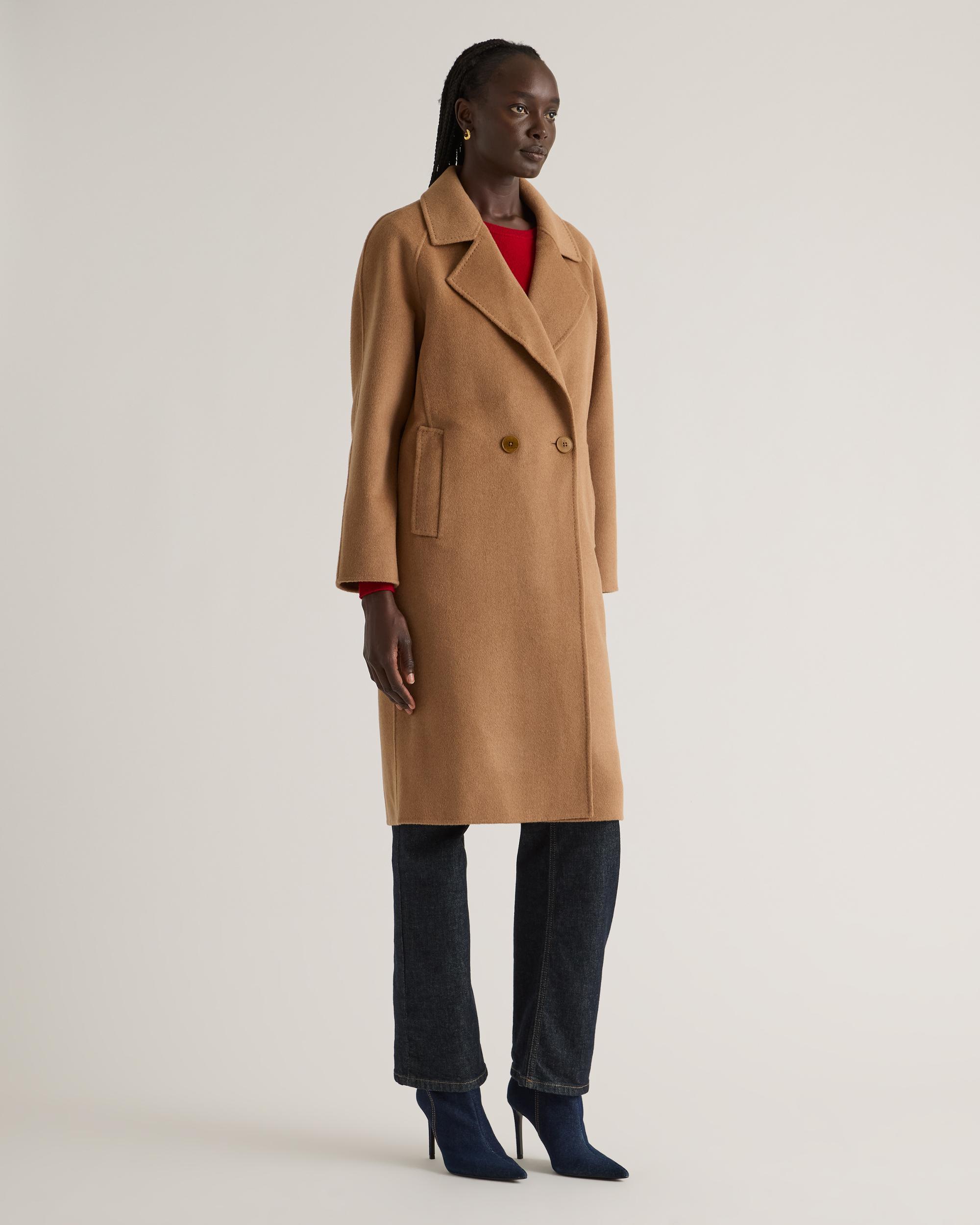 Quince | Women's Double-Faced Merino Wool Notched Lapel Coat Size XS Product Image