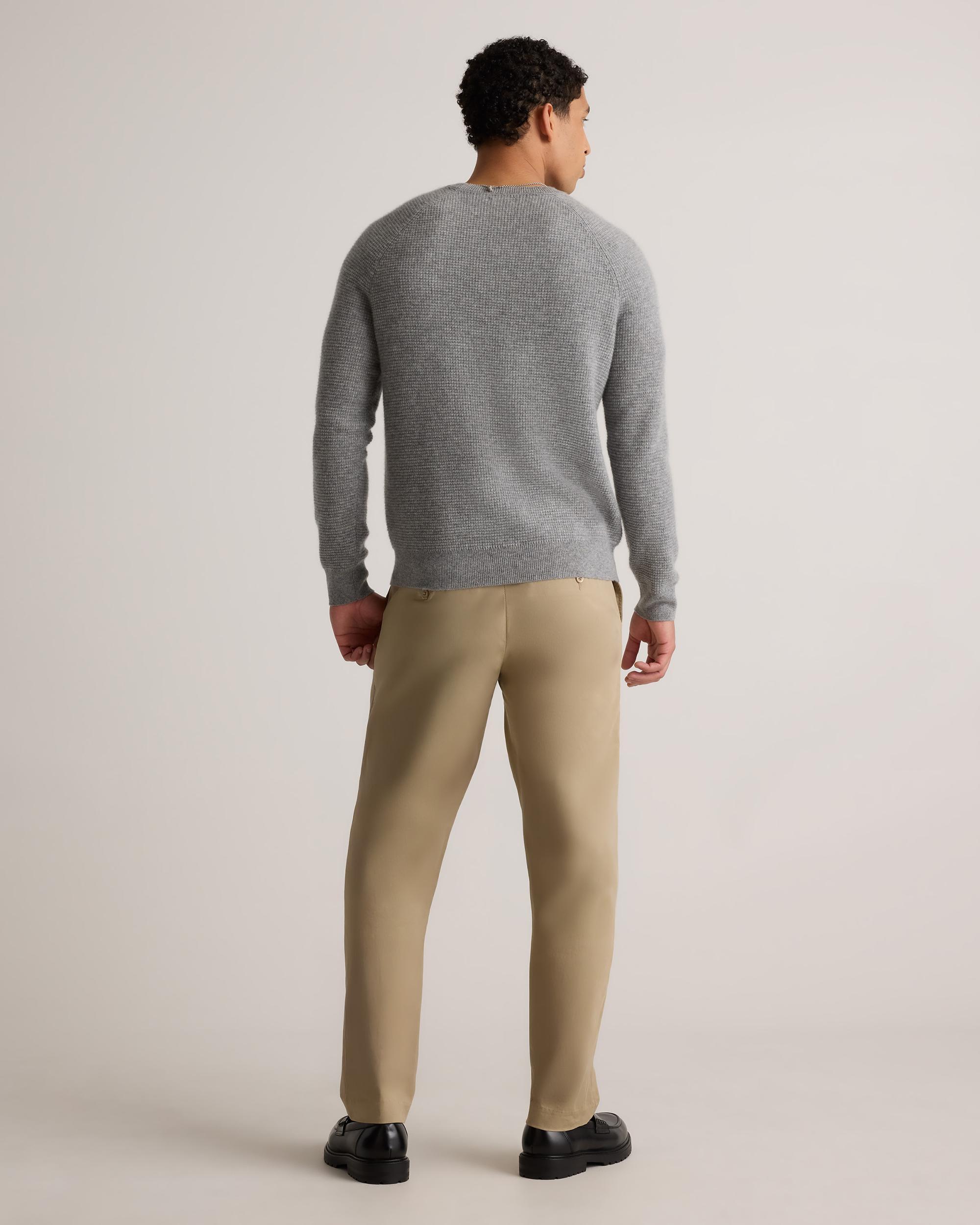 Quince | Men's Mongolian Cashmere Waffle Sweatshirt Knit Sweaters, Size XL Product Image