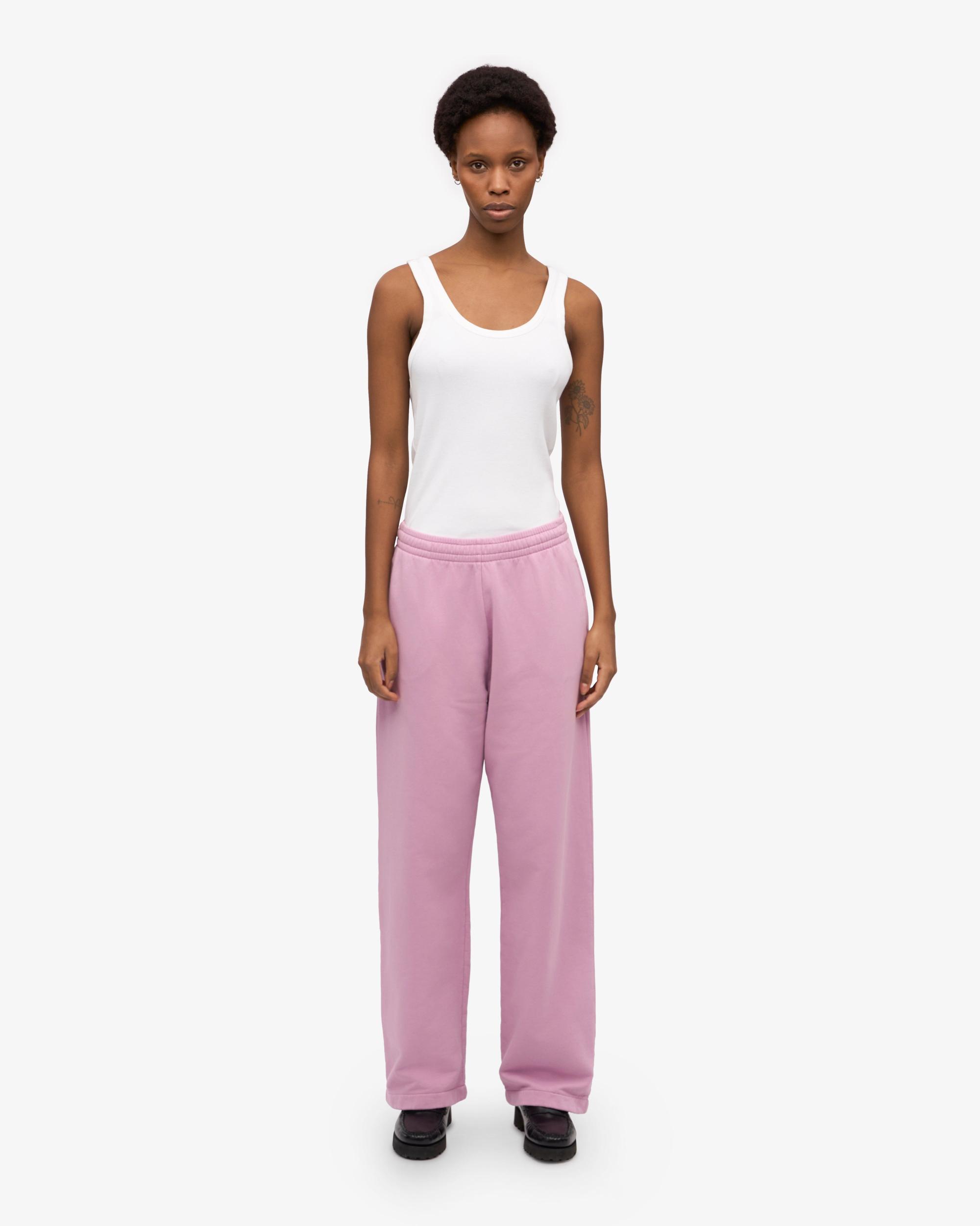 Organic Straight Leg Sweatpants - Cherry Blossom Product Image