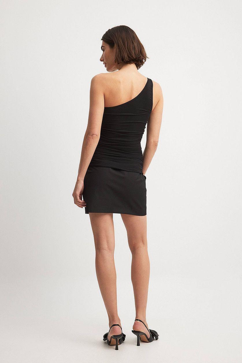 Draped Mesh Top Product Image