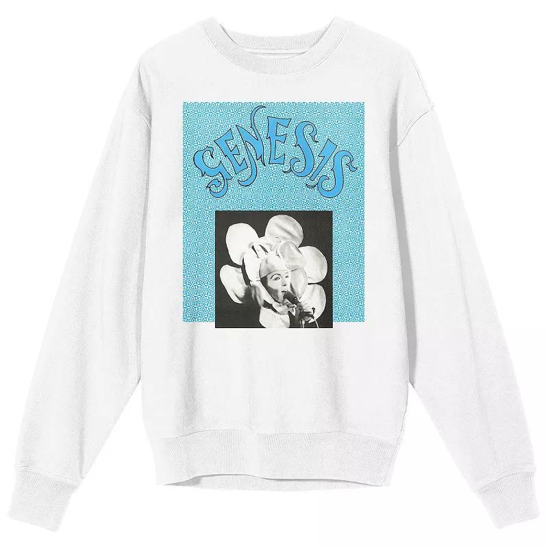 Men's Genesis Flower Singer Sweatshirt, Size: Large, White Product Image