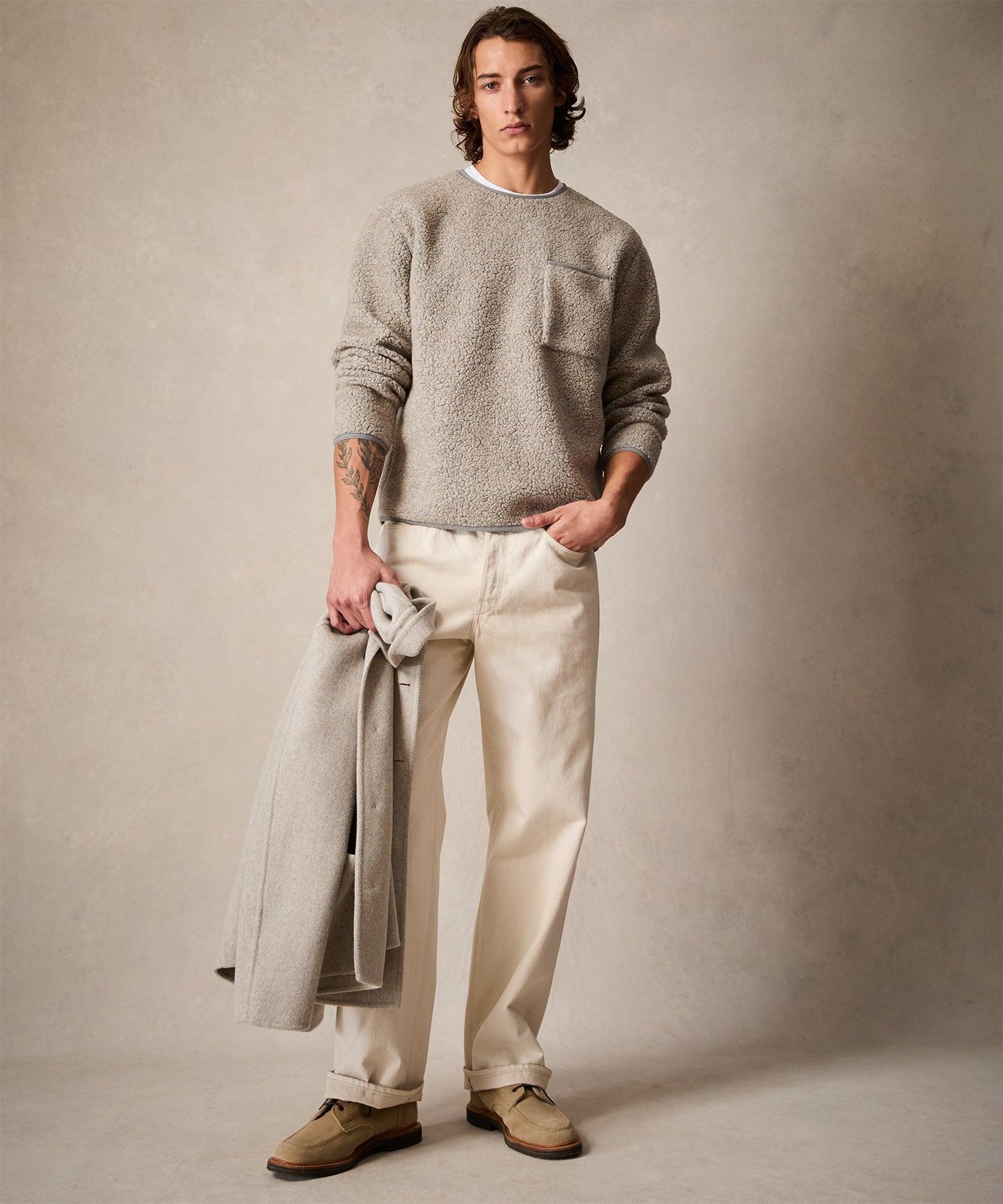 Sherpa Crewneck in Oatmeal Product Image