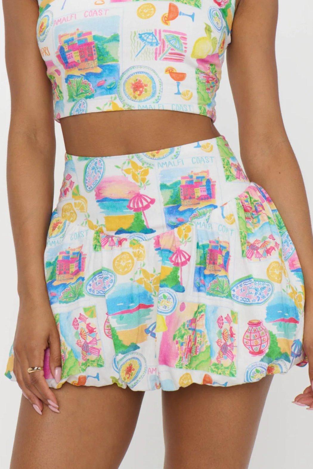 Celeste Amalfi Skort Product Image