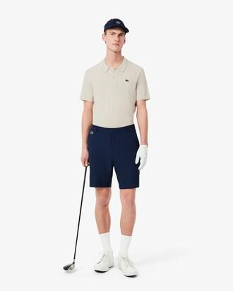 Short Sleeved Polo Collar Golf Sweater Product Image