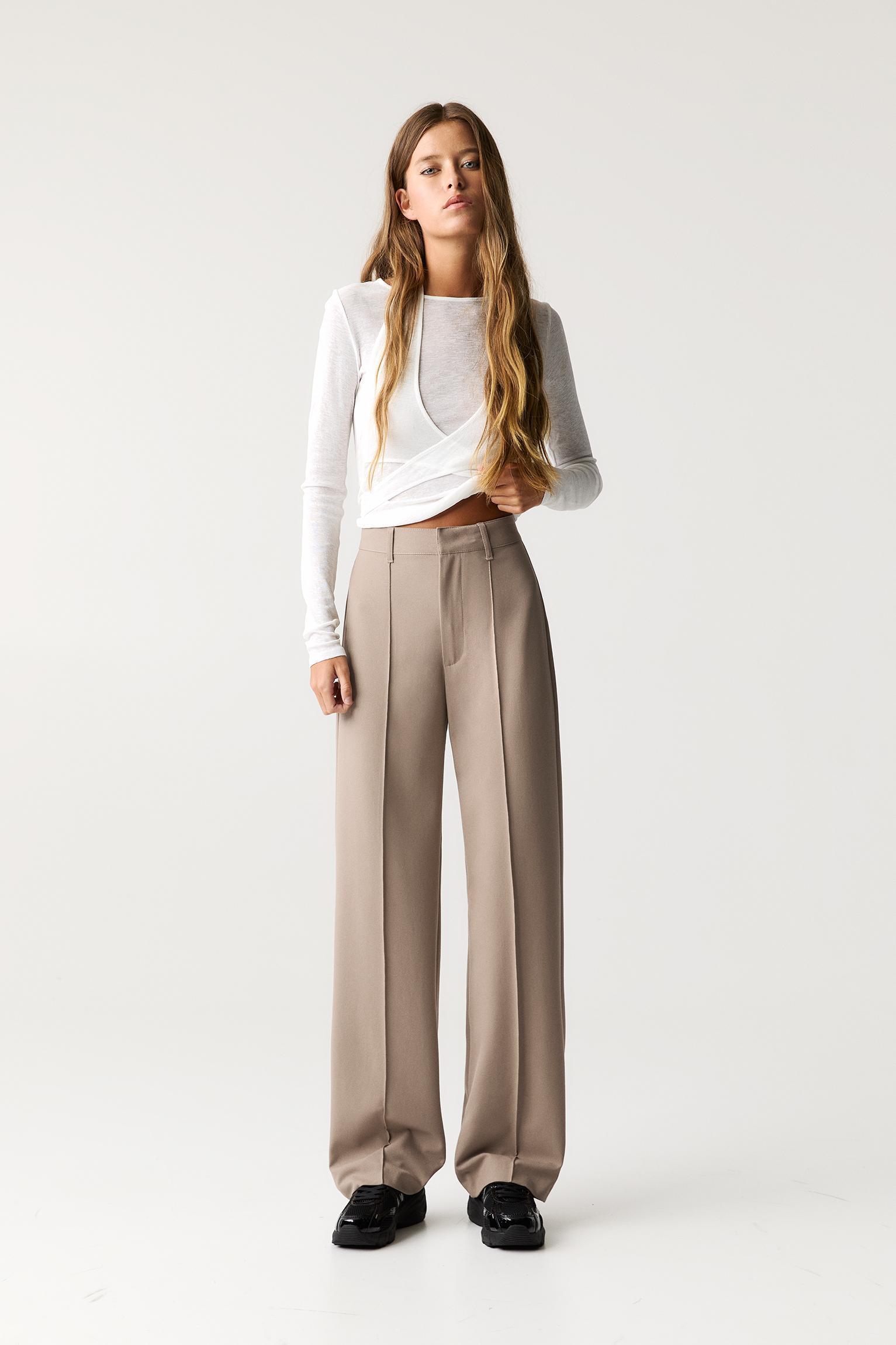 Formal pants with seam detail Product Image