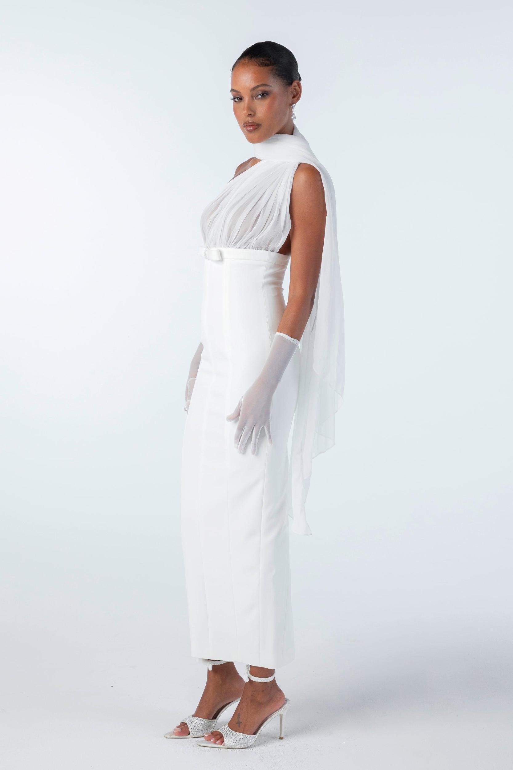 Camella Dress (White) (Final Sale) Product Image