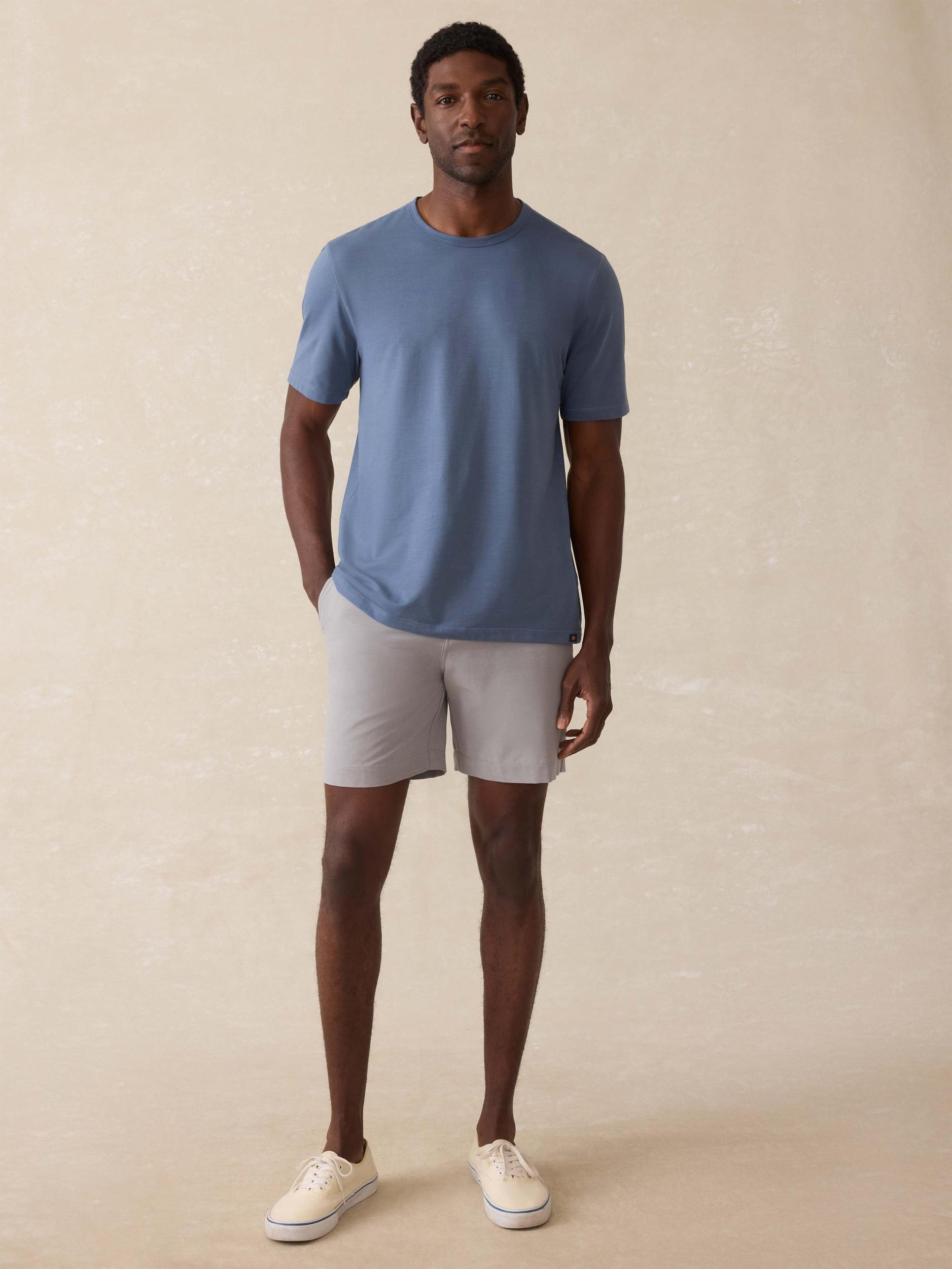 Short-Sleeve Shorelite UPF Tee - Breaker Blue Male Product Image