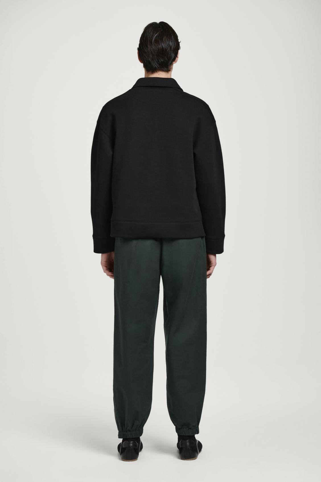 ELASTICATED TAPERED PANTS Product Image