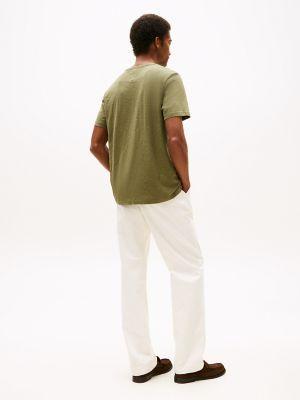 Palm Tree Logo Slub Cotton T-Shirt Product Image