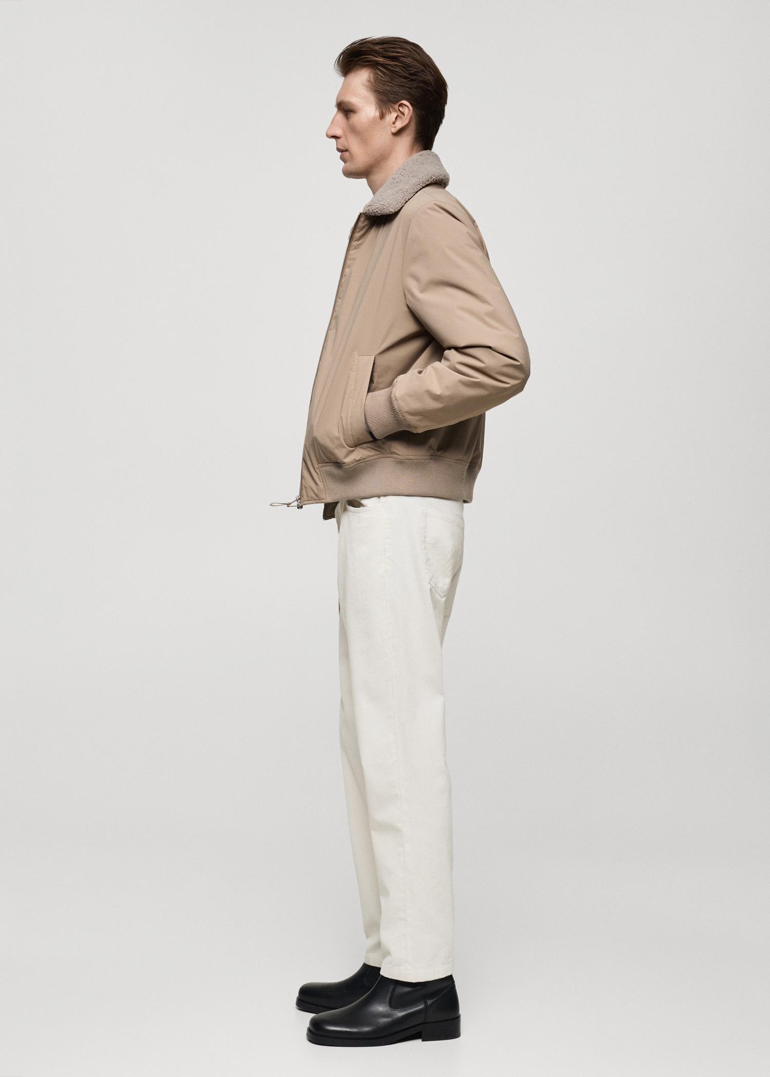 Corduroy regular-fit pants - Men | MANGO USA Product Image