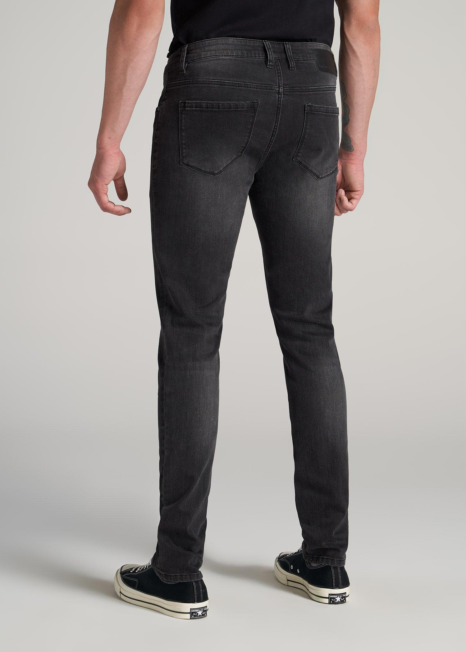 Travis SKINNY Jeans for Tall Men in Dark Smoke Product Image