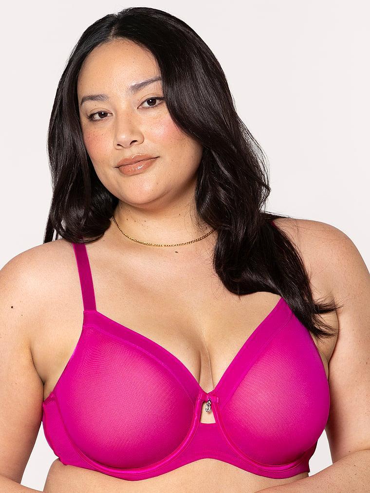 Sheer Mesh Unlined Bra Product Image