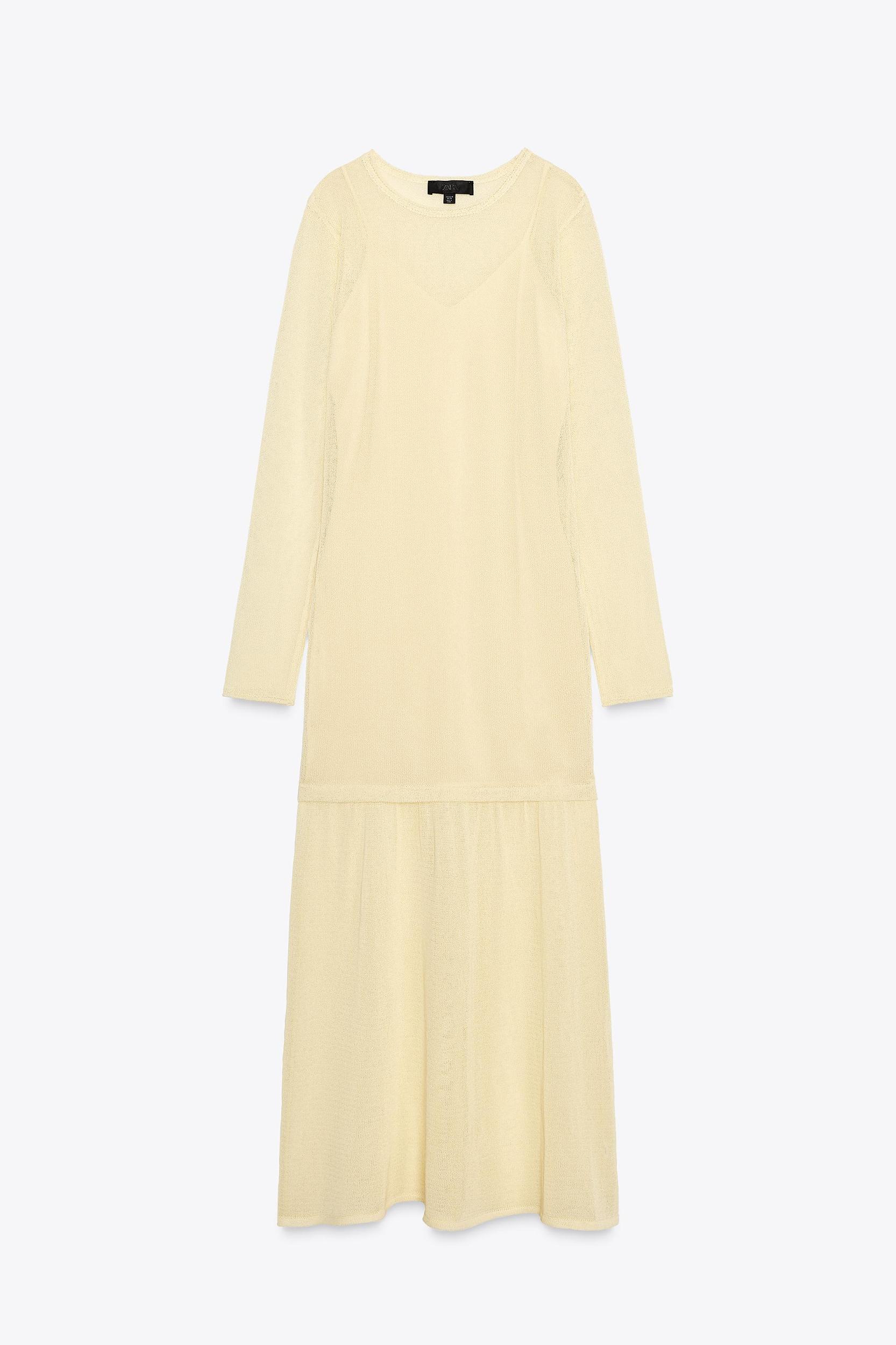 DOUBLE LAYER KNIT DRESS Product Image
