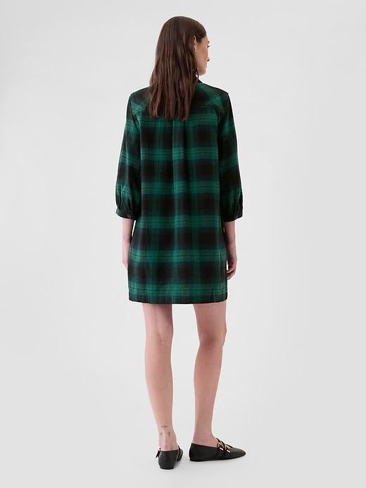 Flannel Utility Mini Shirtdress Product Image