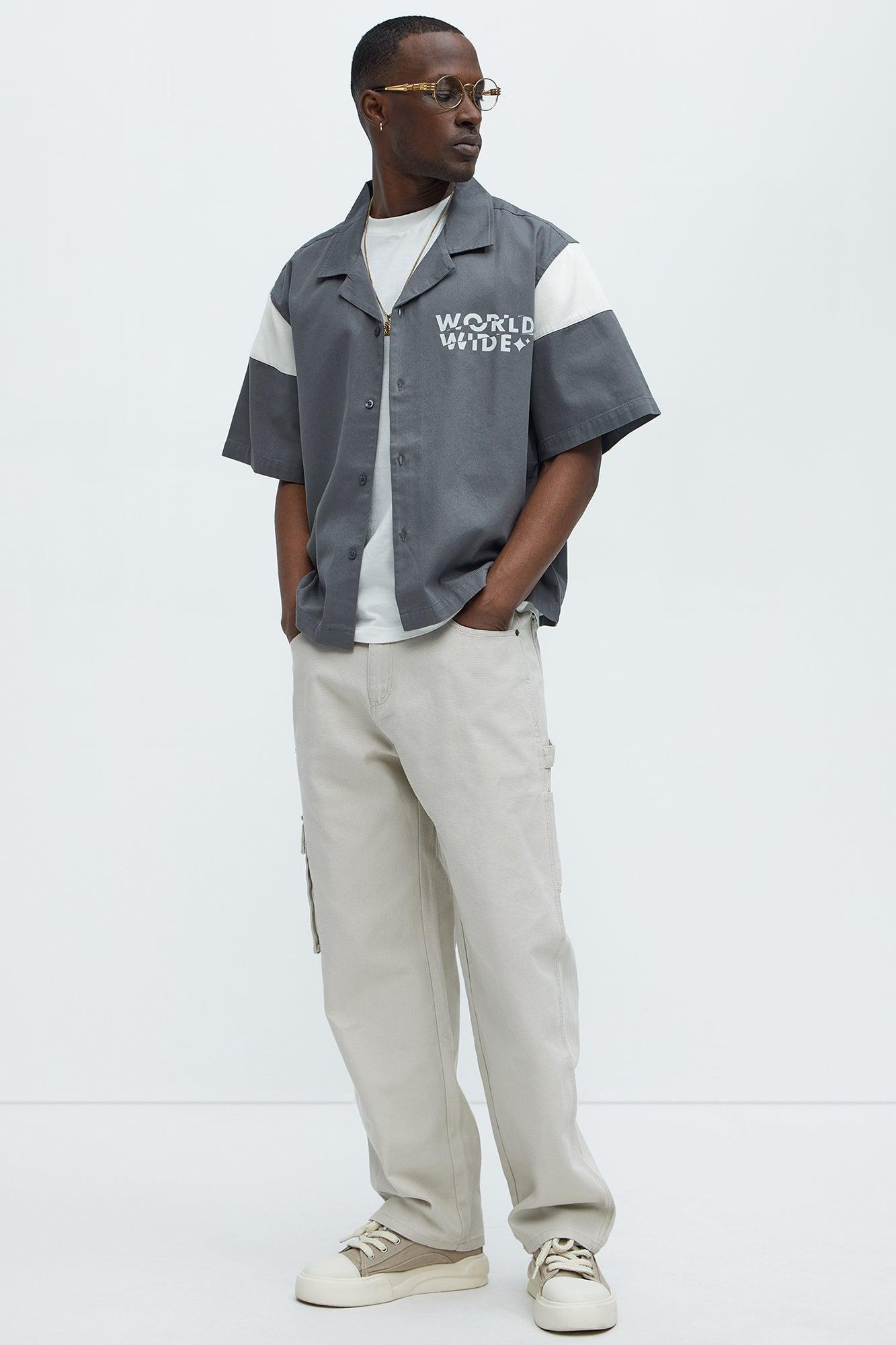 Alexander Utility Straight Cargo Pants - Off White Product Image