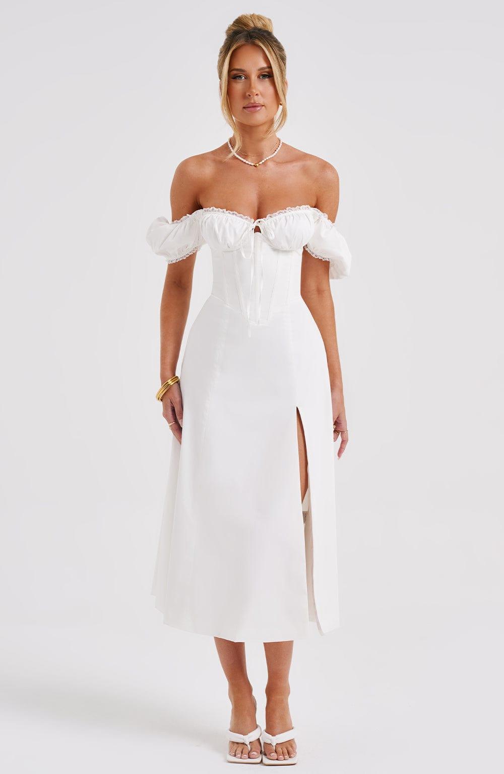 Courtney Midi Dress - Ivory Product Image