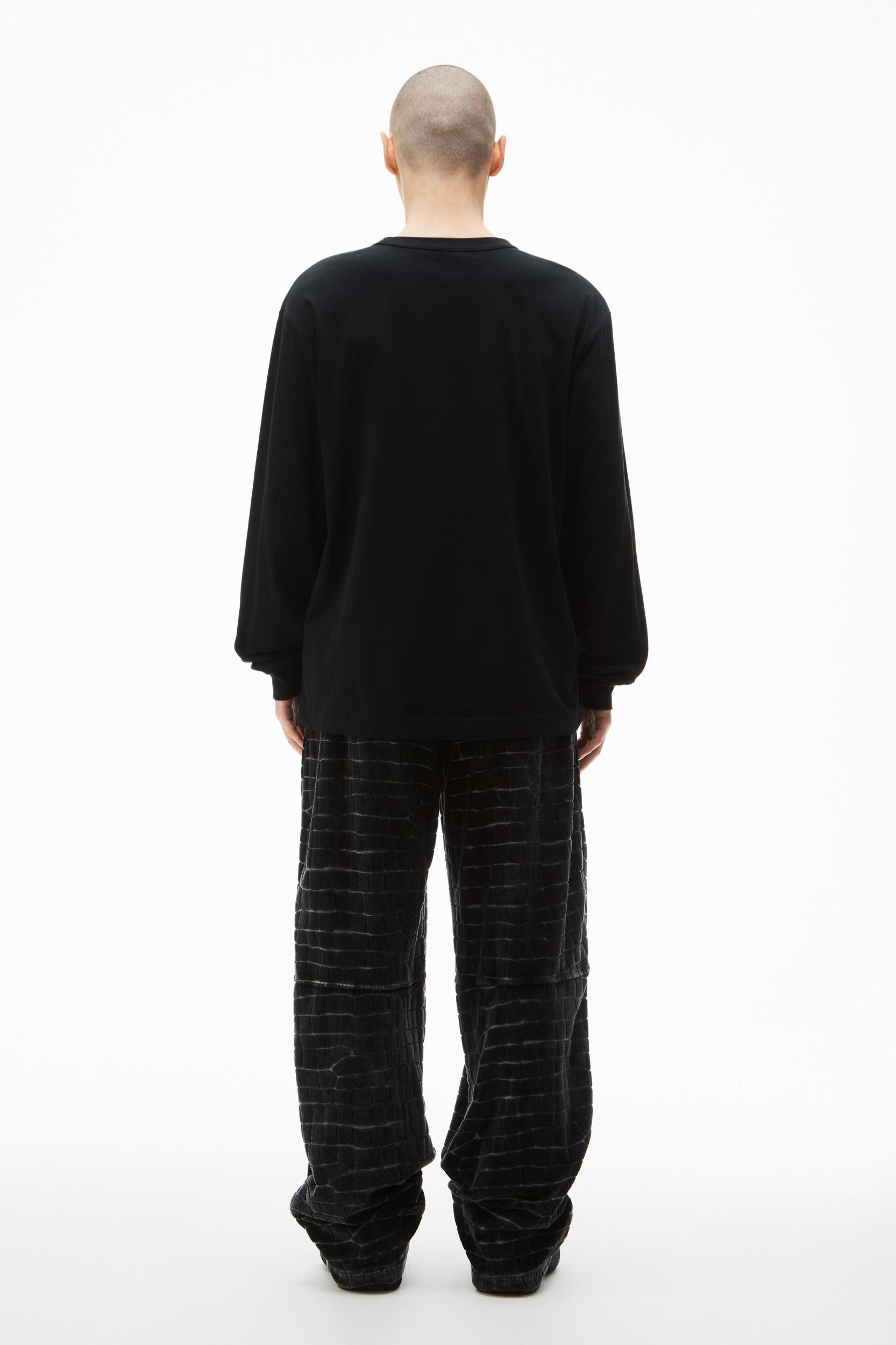 Unisex Long Sleeve Tee In High Twist Jersey Product Image