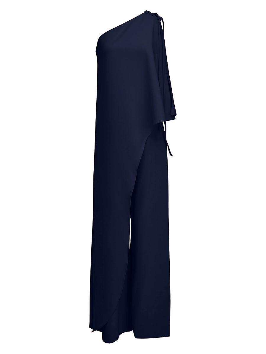 Womens Ignacia Crepe Cape Jumpsuit Product Image