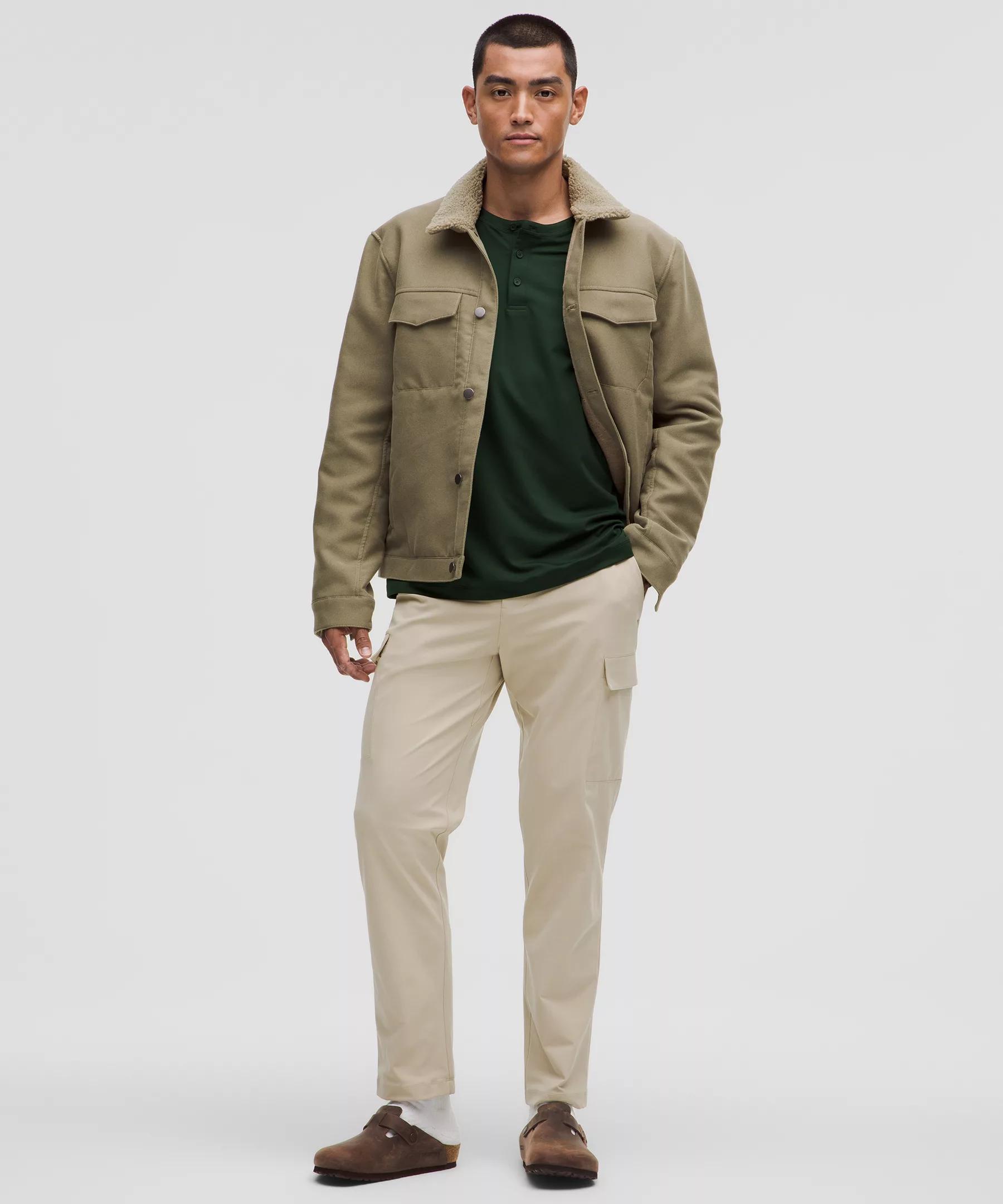 Soft Jersey Long-Sleeve Henley Product Image