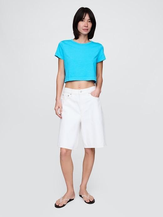 Organic Cotton VintageSoft Cropped T-Shirt Product Image