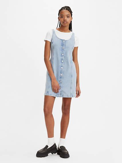 Tuli Denim Mini Dress Product Image