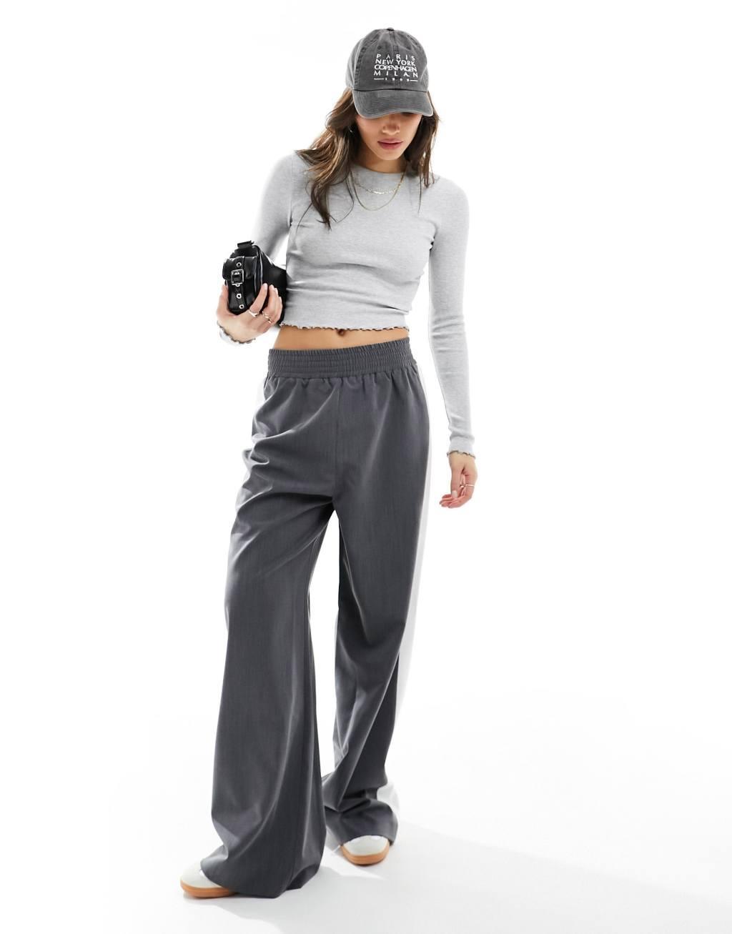 Miss Selfridge long sleeve crew neck top Product Image