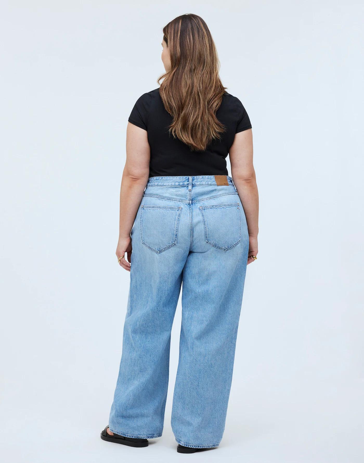 Plus Superwide-Leg Jeans in Ahern Wash: Airy Denim Edition Product Image