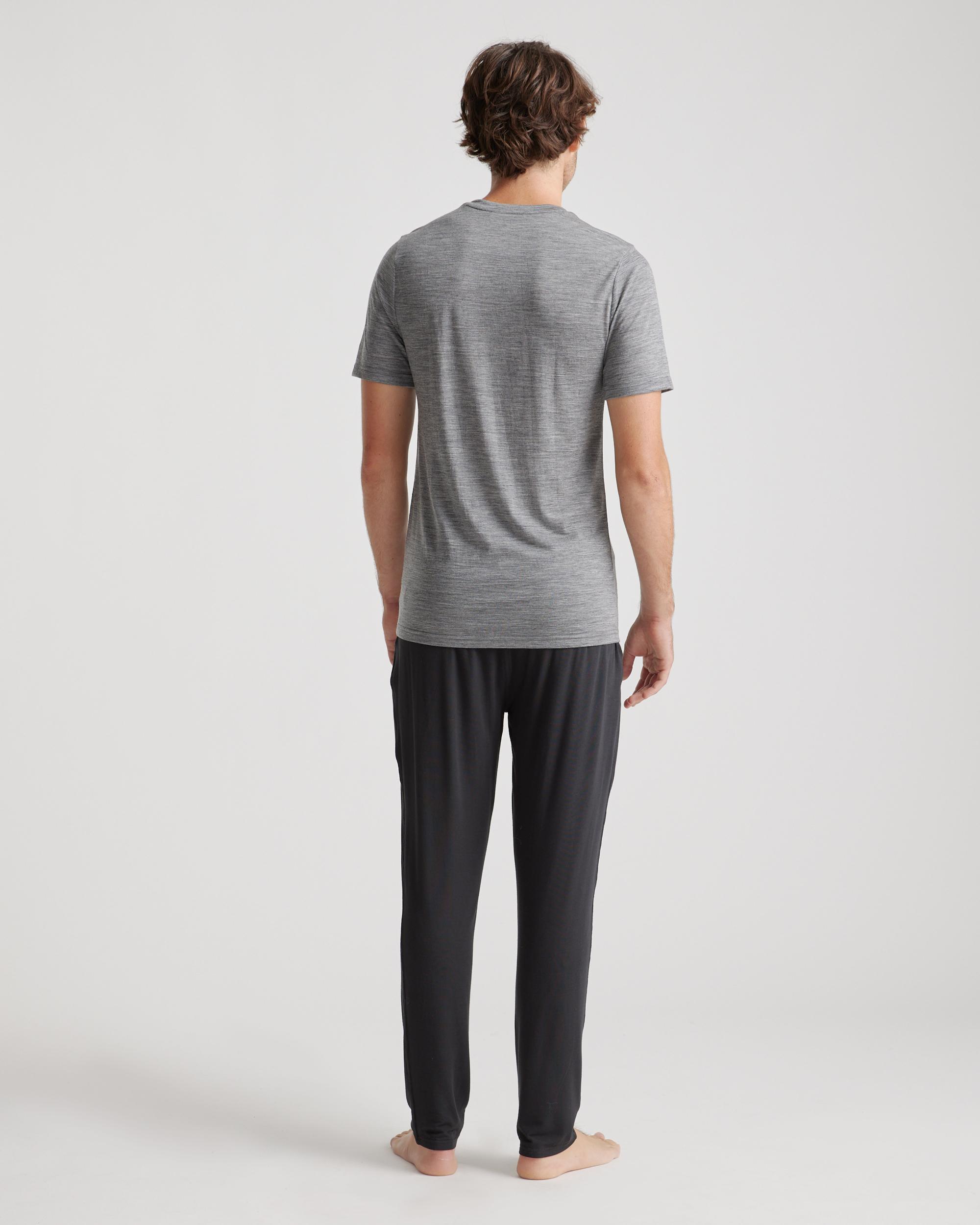 Quince | Men's 100% Merino Wool All-Season V-Neck Base Layer T-Shirt Merino/Cotton Product Image
