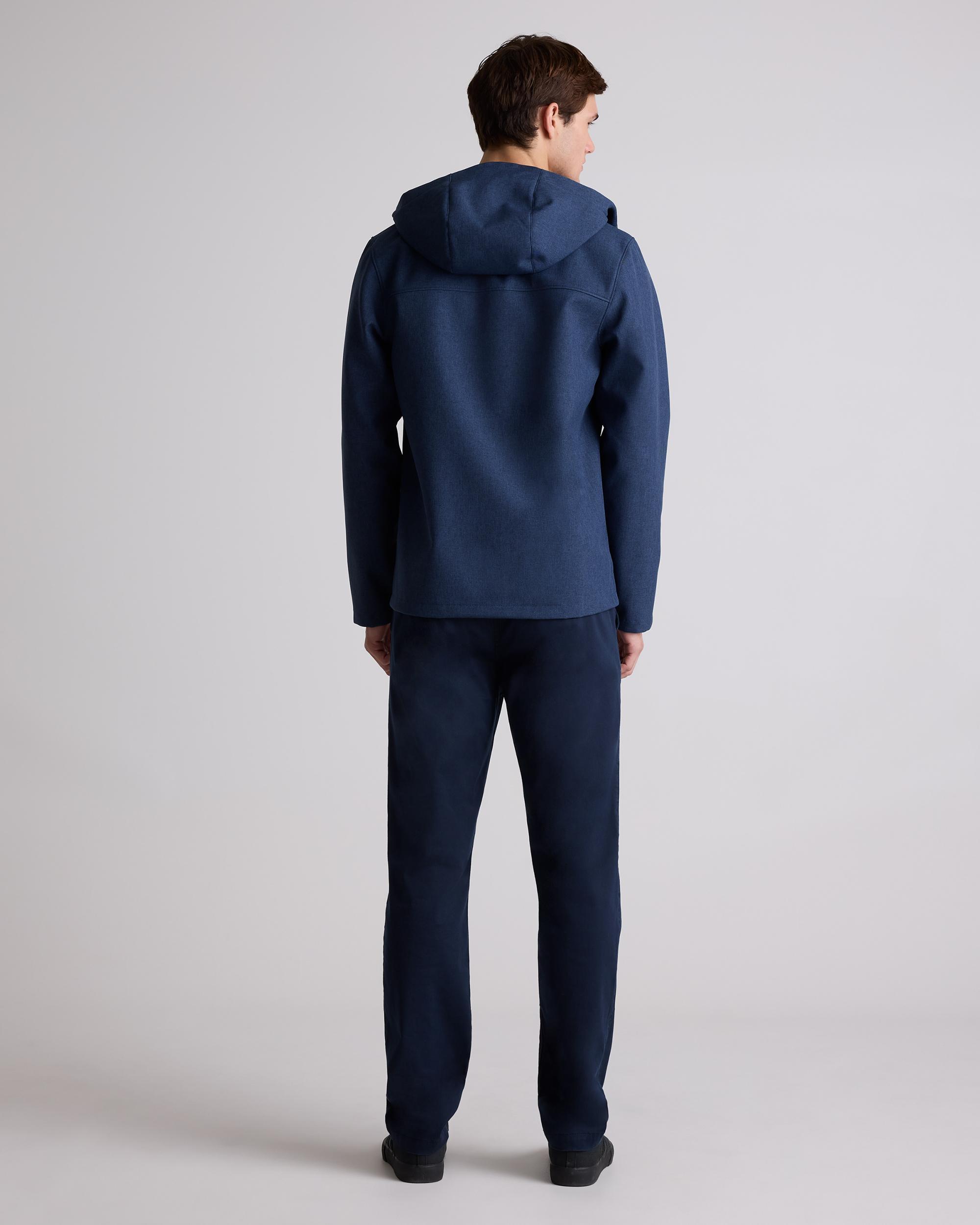 Quince | Men's Softshell Fleece-Lined Full-Zip Hooded Jacket Recycled Polyester Product Image