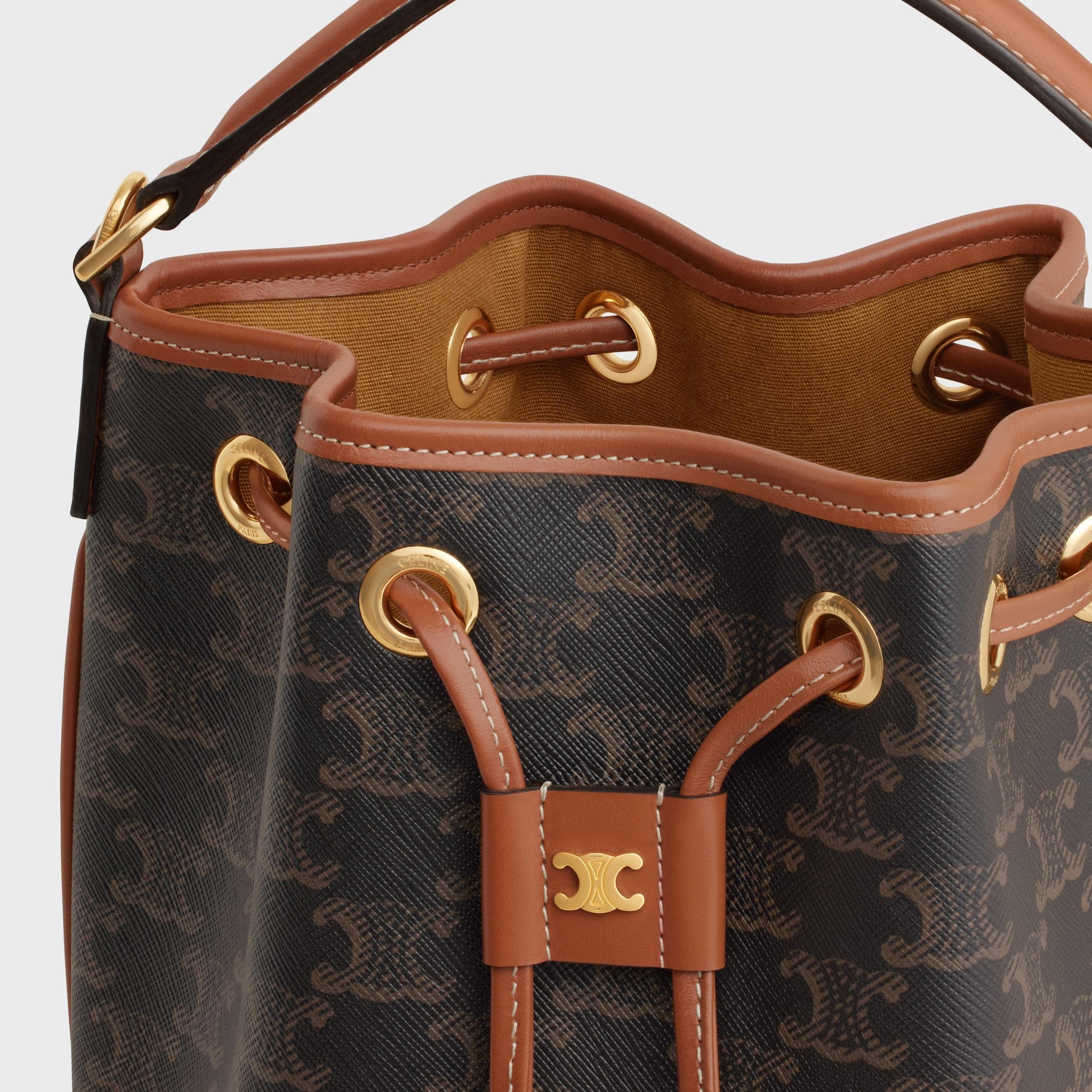 CLARA BAG IN TRIOMPHE CANVAS AND CALFSKIN Product Image