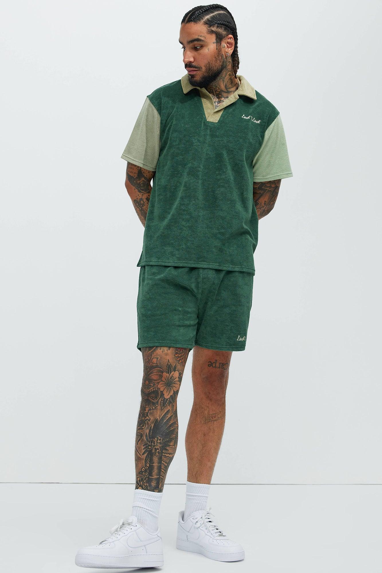 Coast To Coast Short Sleeve Polo - Hunter Product Image