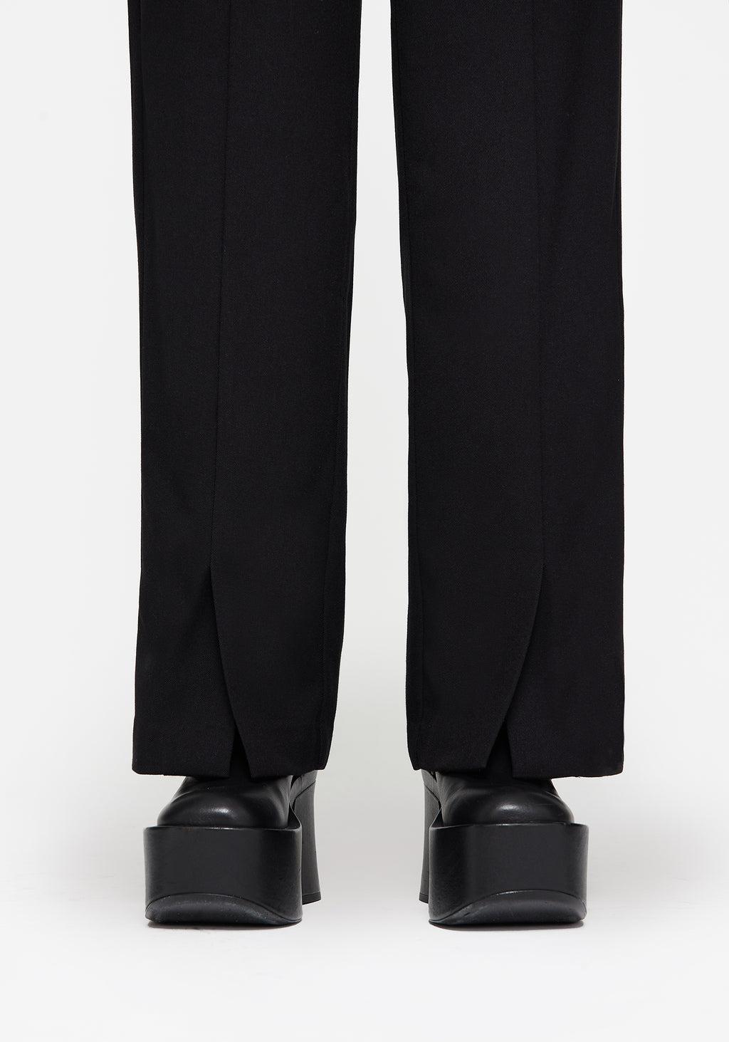 Thora Embroidered Front Split Tailored Trouser Product Image