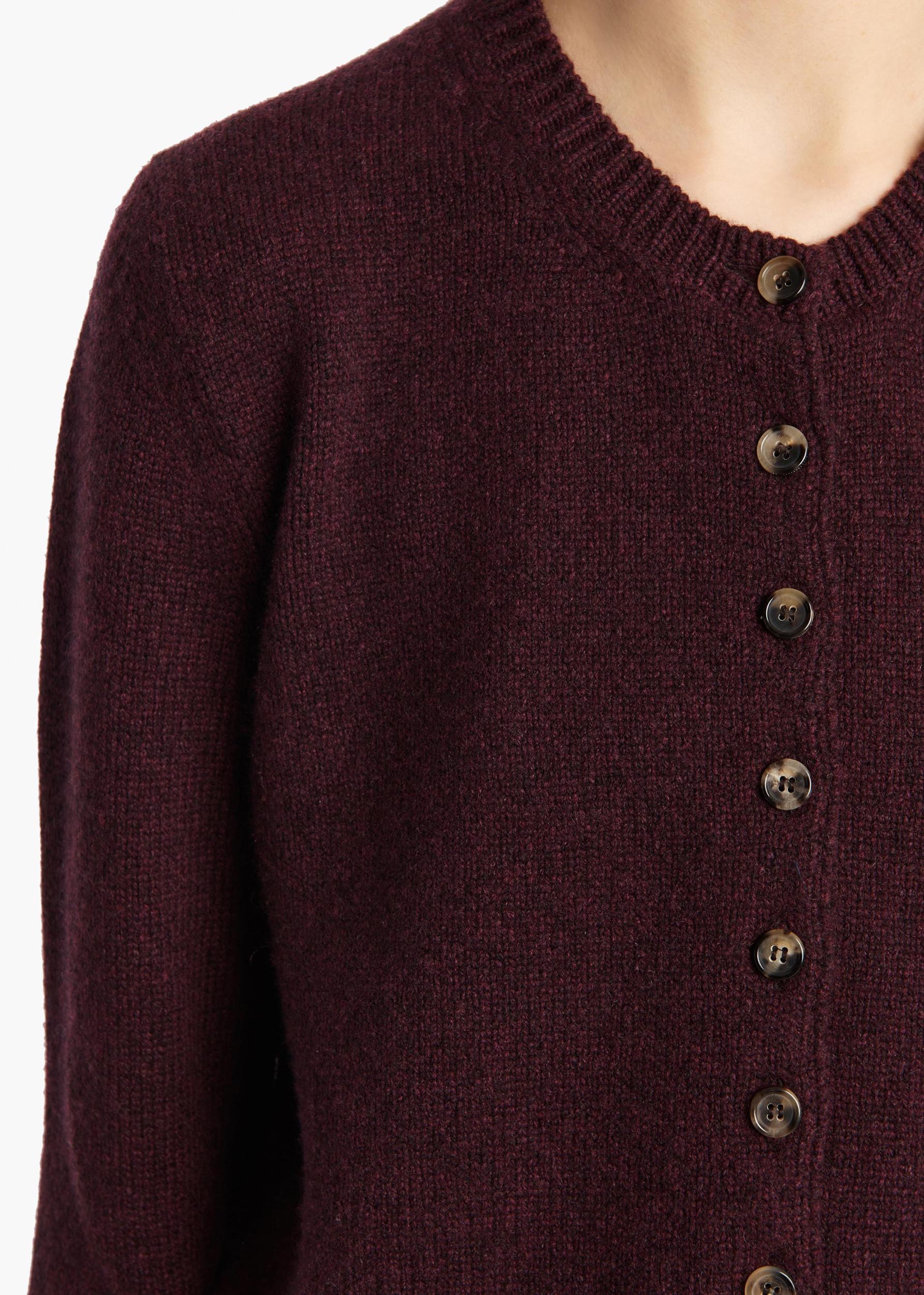 Everheart Cardigan in Plum Product Image