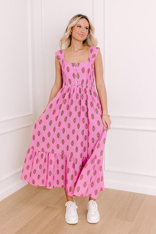 Vacay Mindset Floral Midi Dress Product Image