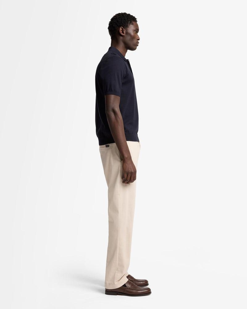 Short Sleeve Polo Sweater Product Image