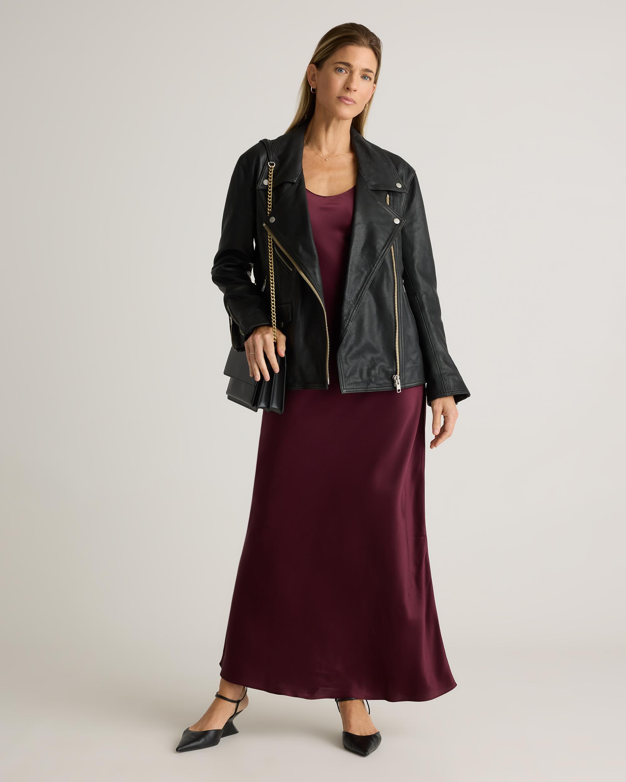 Quince | Women's Maxi Slip Dress Mulberry Silk Product Image