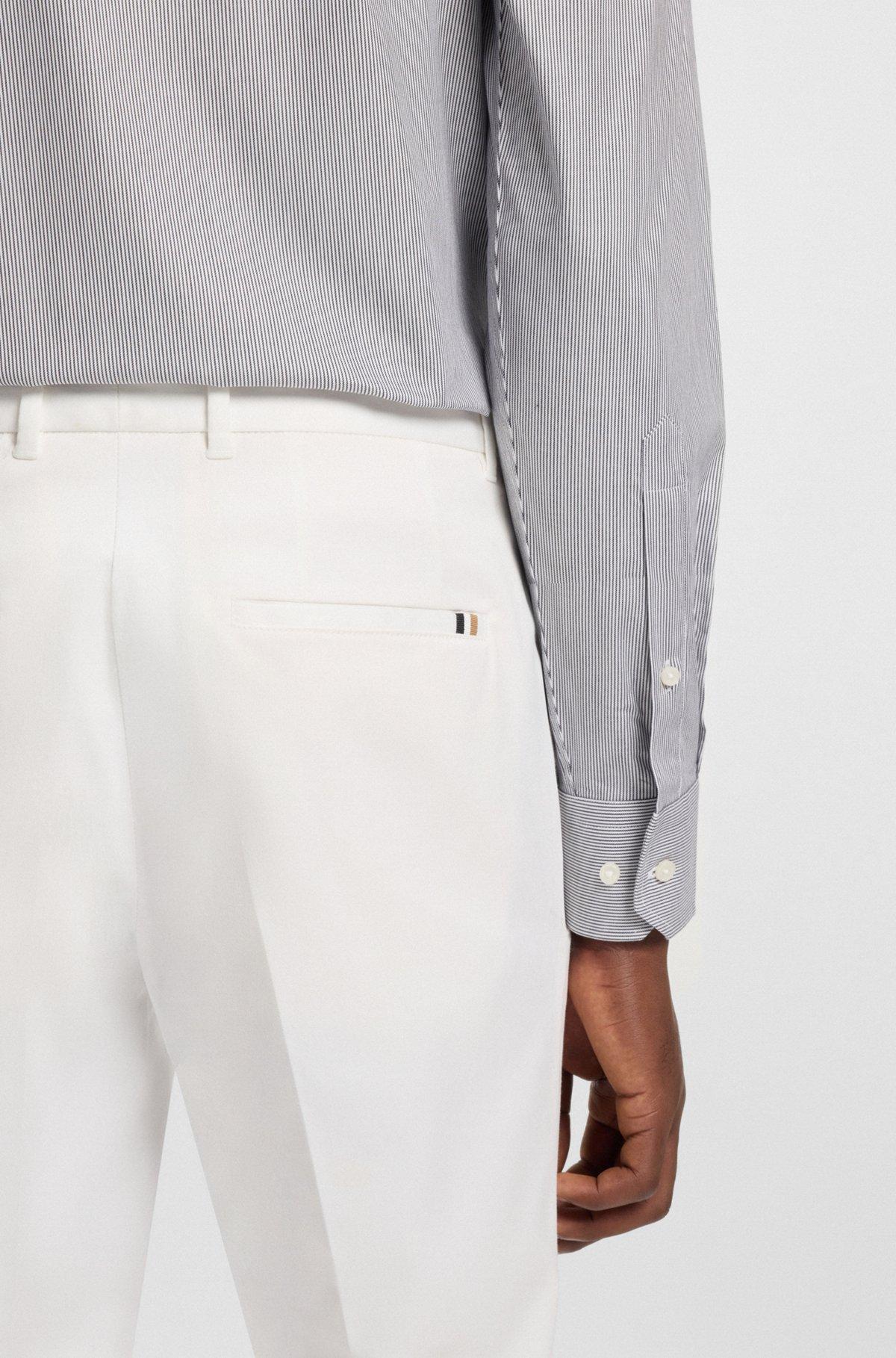 Slim-fit pants in stretch cotton Product Image