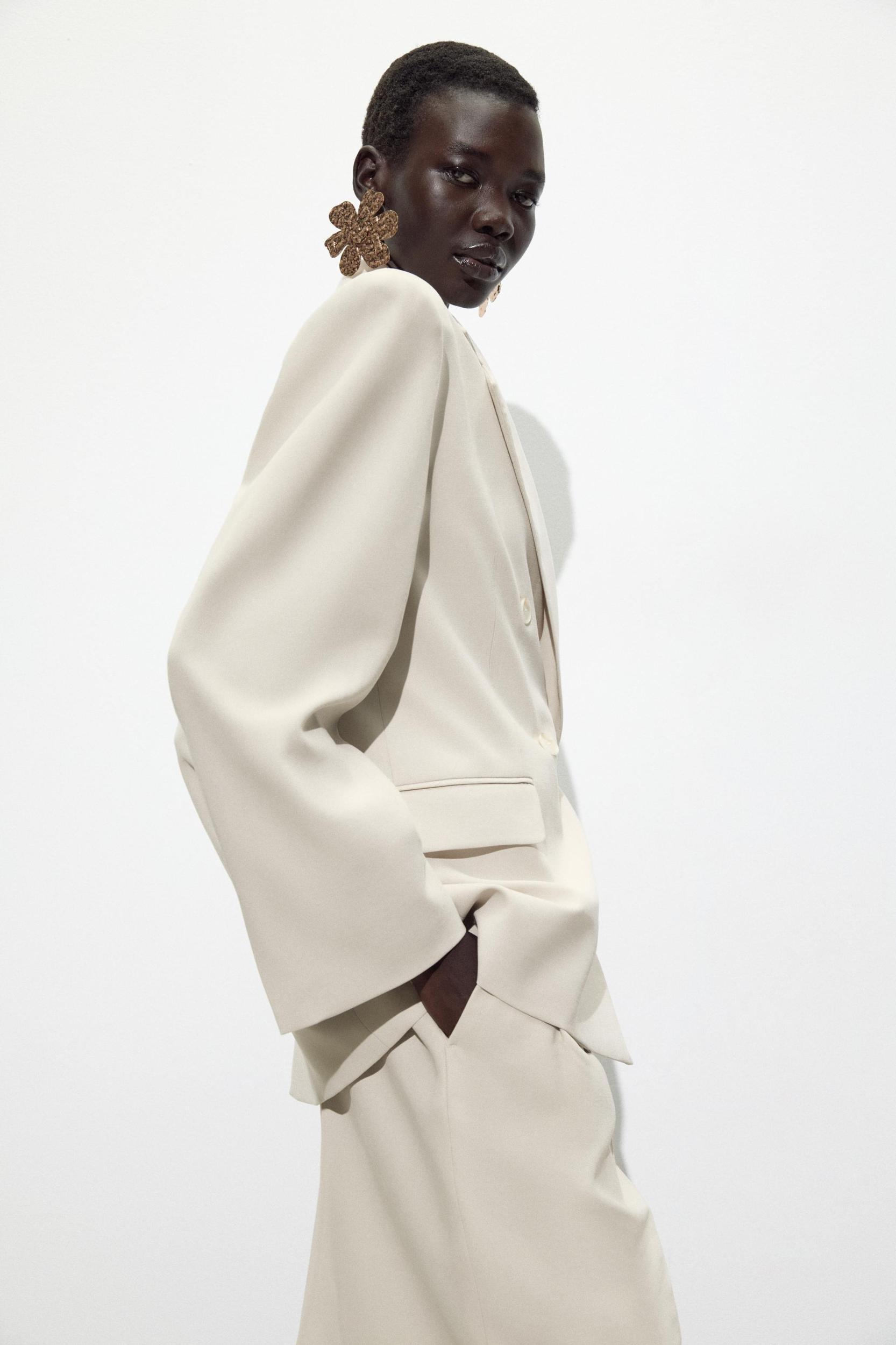 OVERSIZED BLAZER WITH SHOULDER PADS Product Image