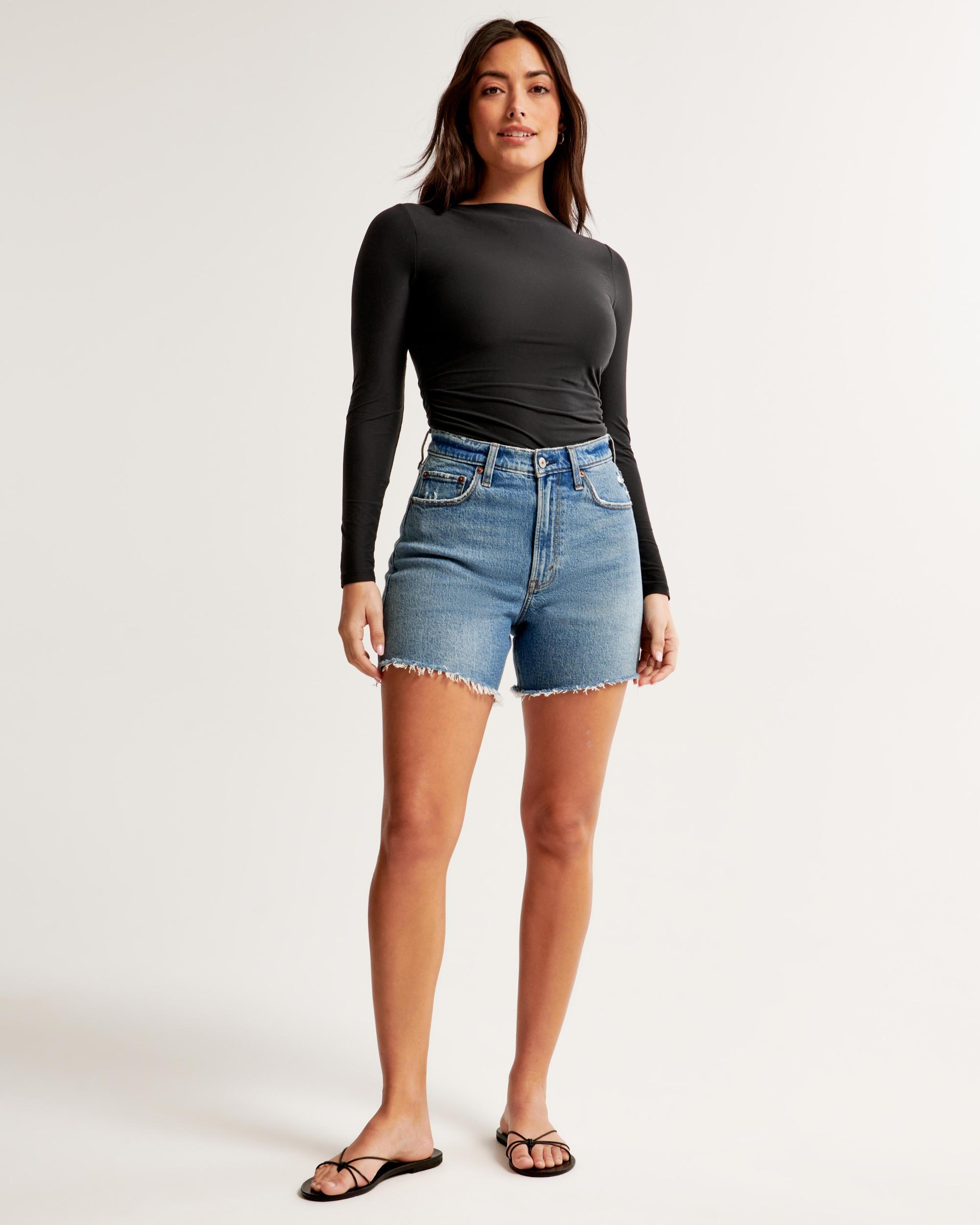 Curve Love High Rise Dad Short Product Image