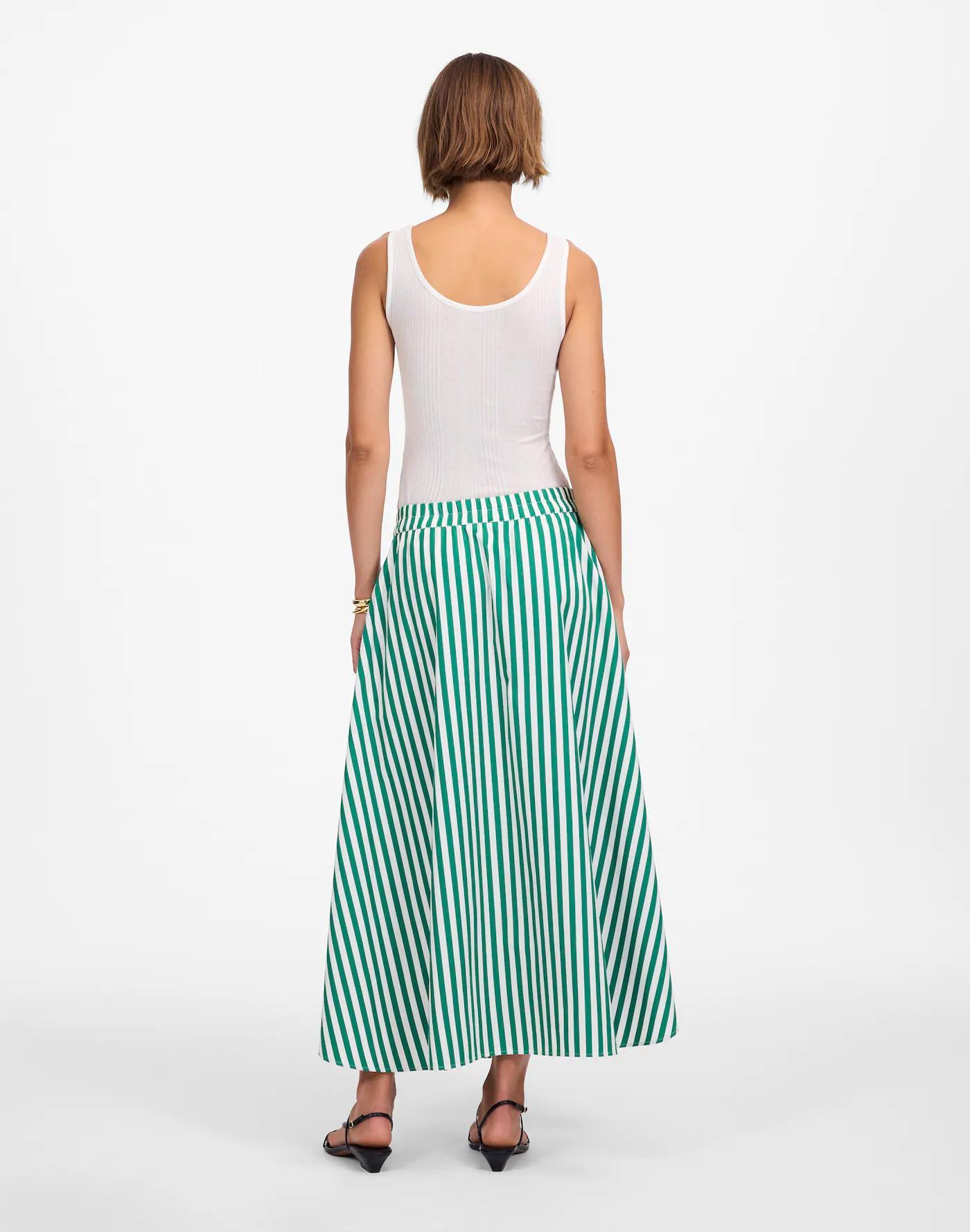 Poplin Midi Skirt Product Image