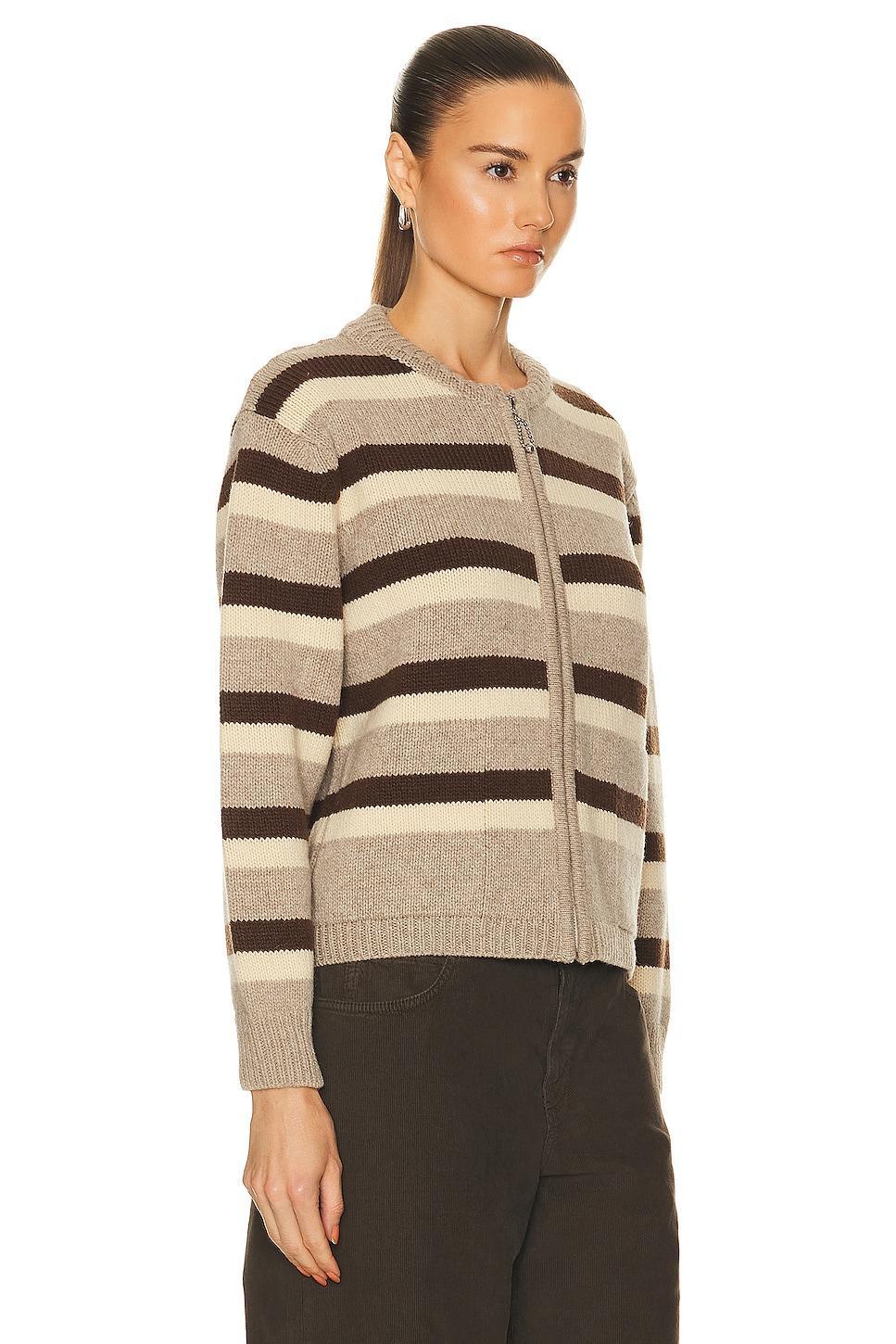 BODE Brewster Cardigan in Brown Product Image